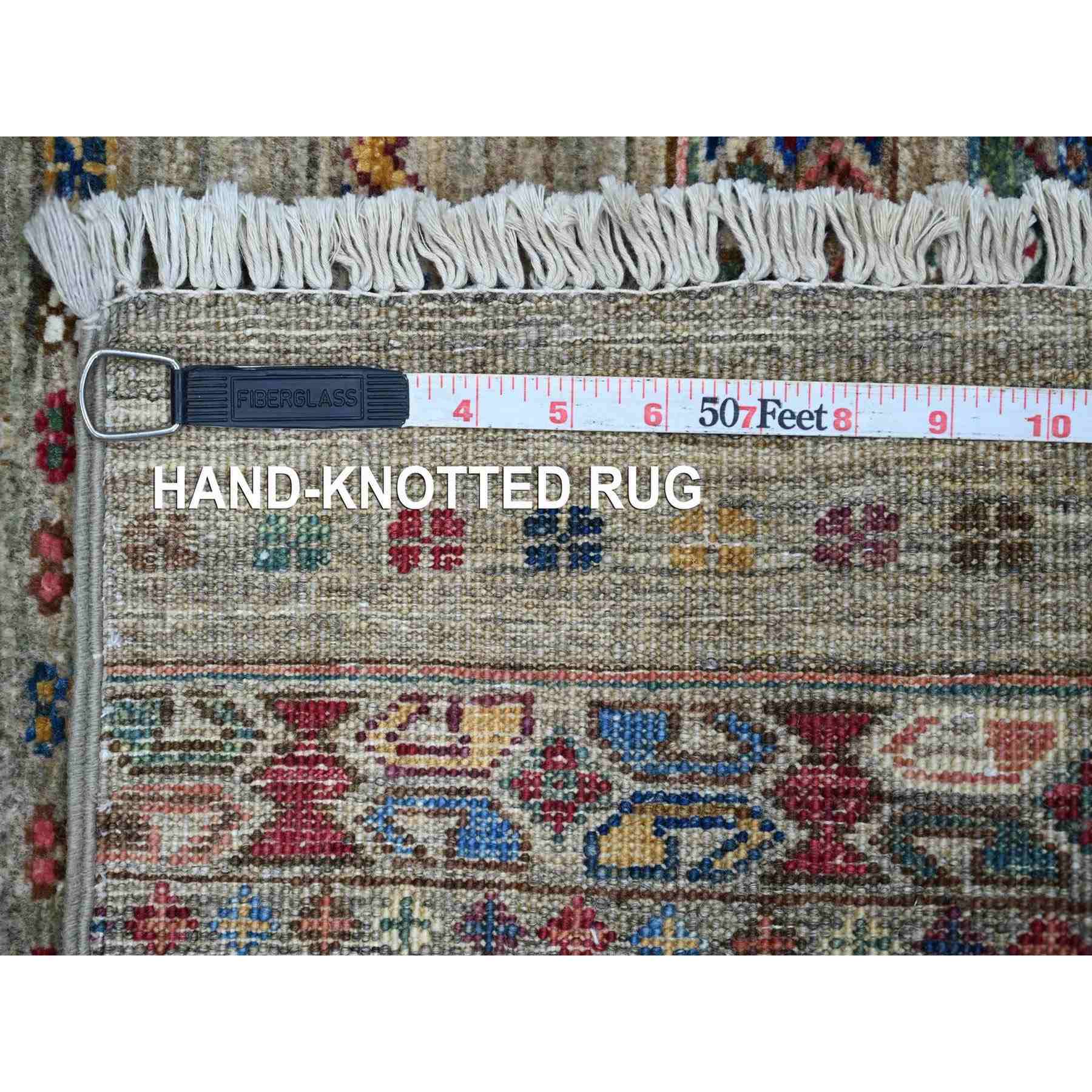 Tribal-Geometric-Hand-Knotted-Rug-114285