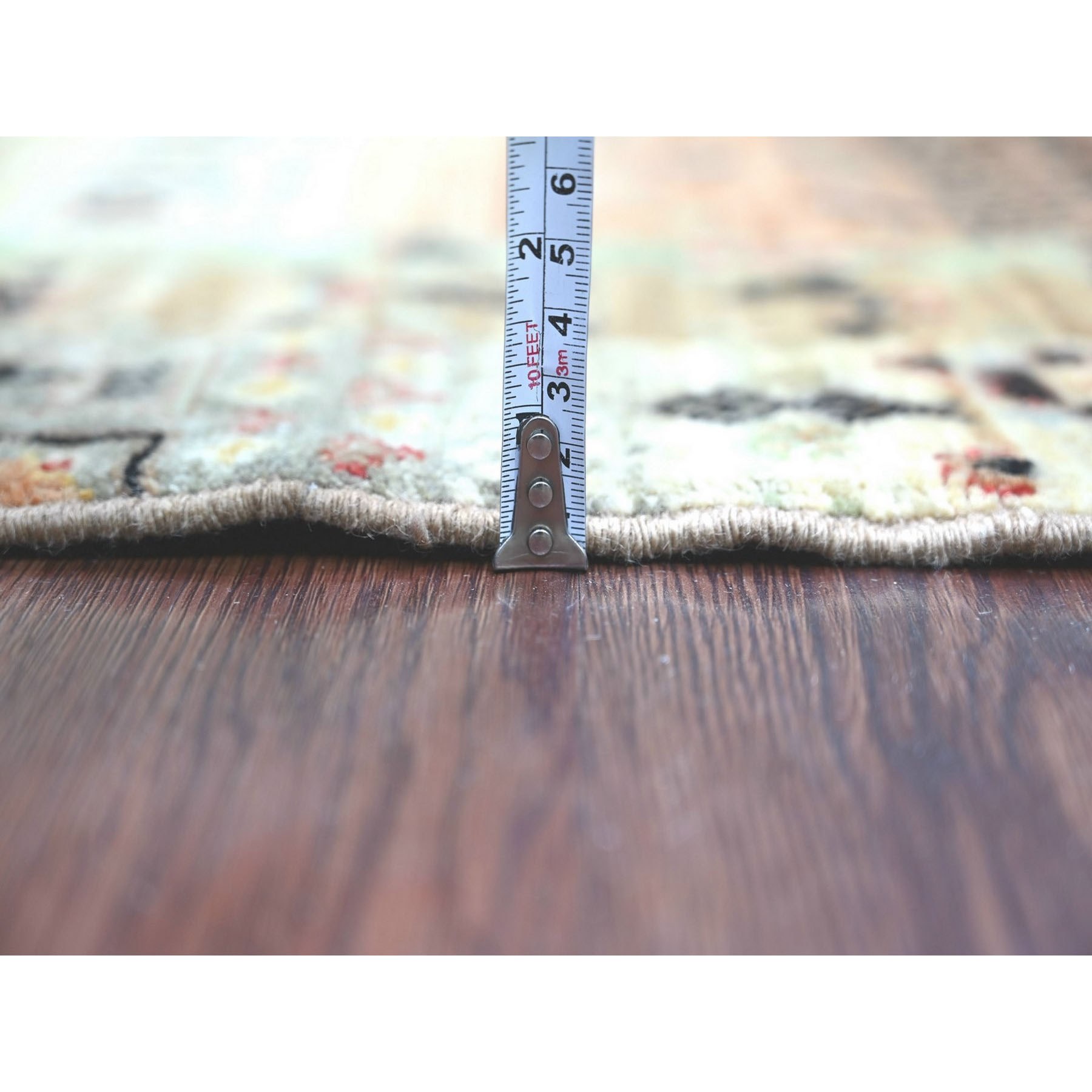 Tribal-Geometric-Hand-Knotted-Rug-114355
