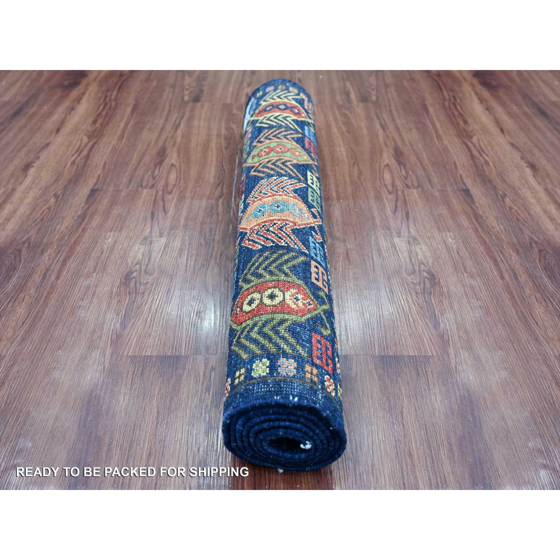 Tribal-Geometric-Hand-Knotted-Rug-114690