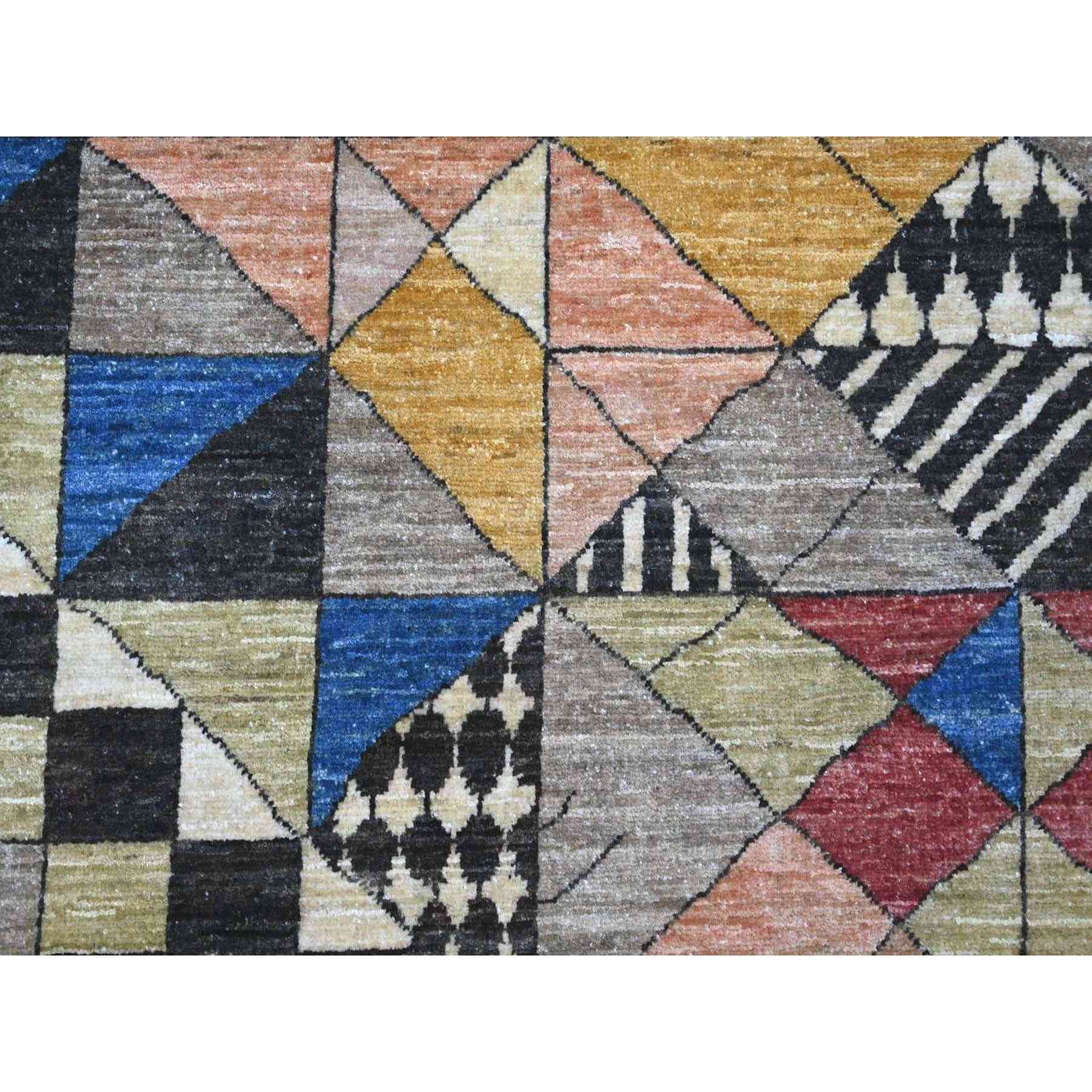 Tribal-Geometric-Hand-Knotted-Rug-114815