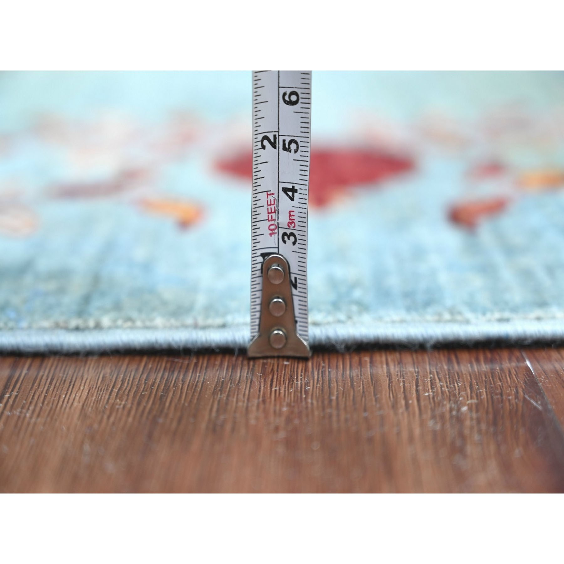 Tribal-Geometric-Hand-Knotted-Rug-114820