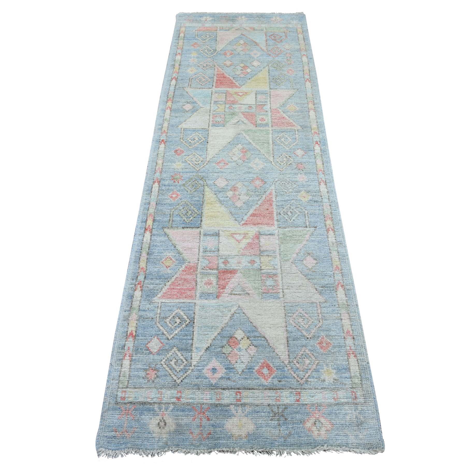 Tribal-Geometric-Hand-Knotted-Rug-114835