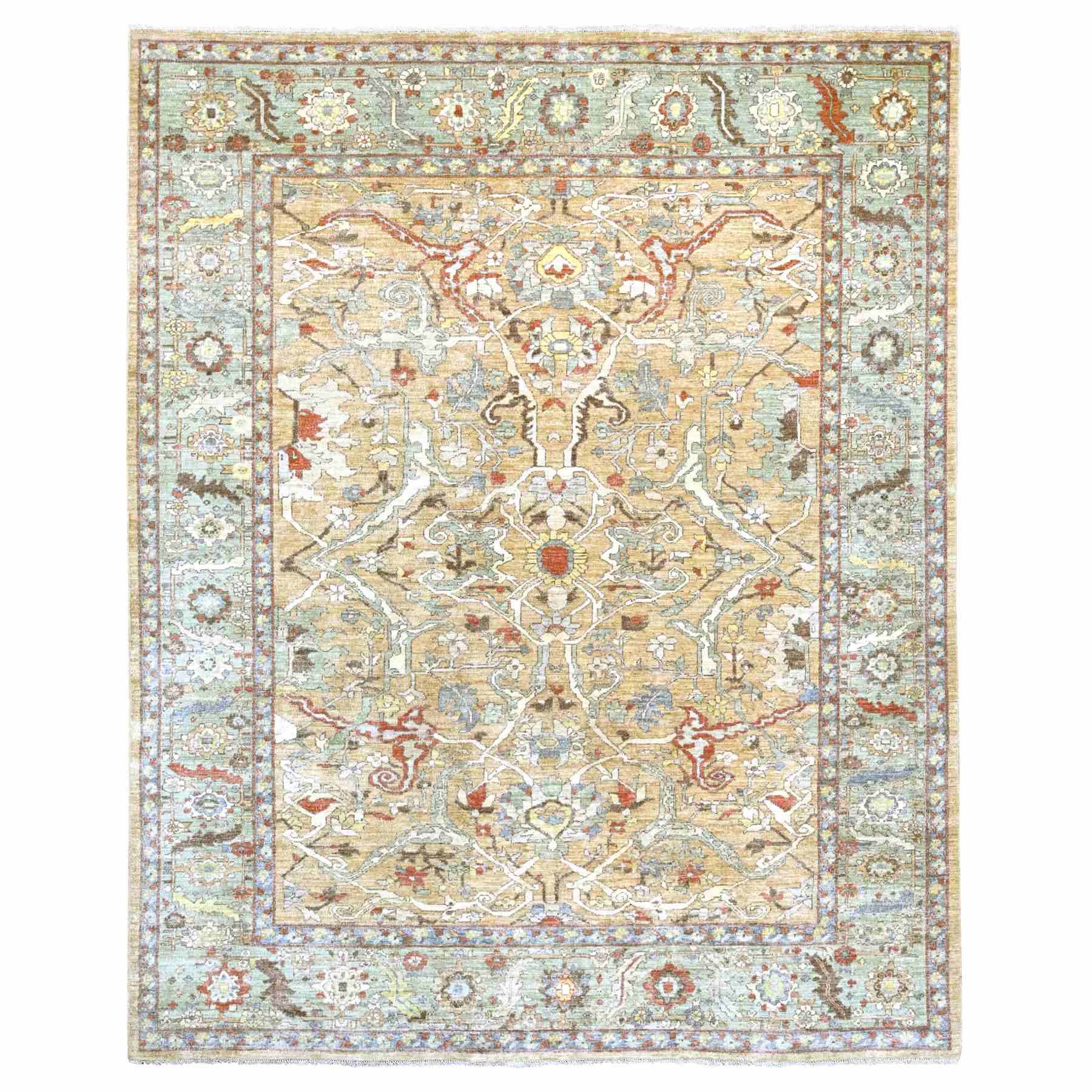 Heriz-Hand-Knotted-Rug-119495