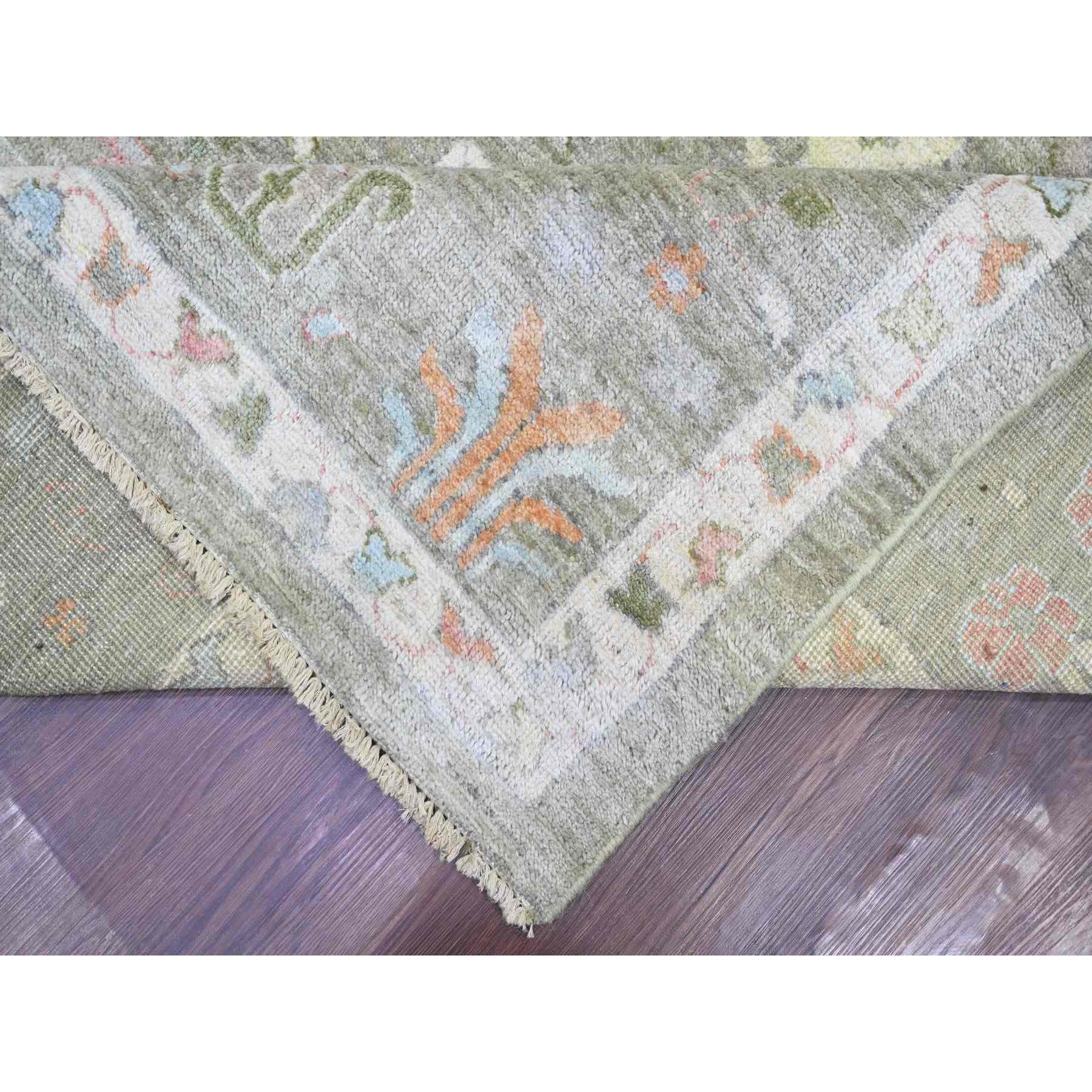 Oushak-And-Peshawar-Hand-Knotted-Rug-119465