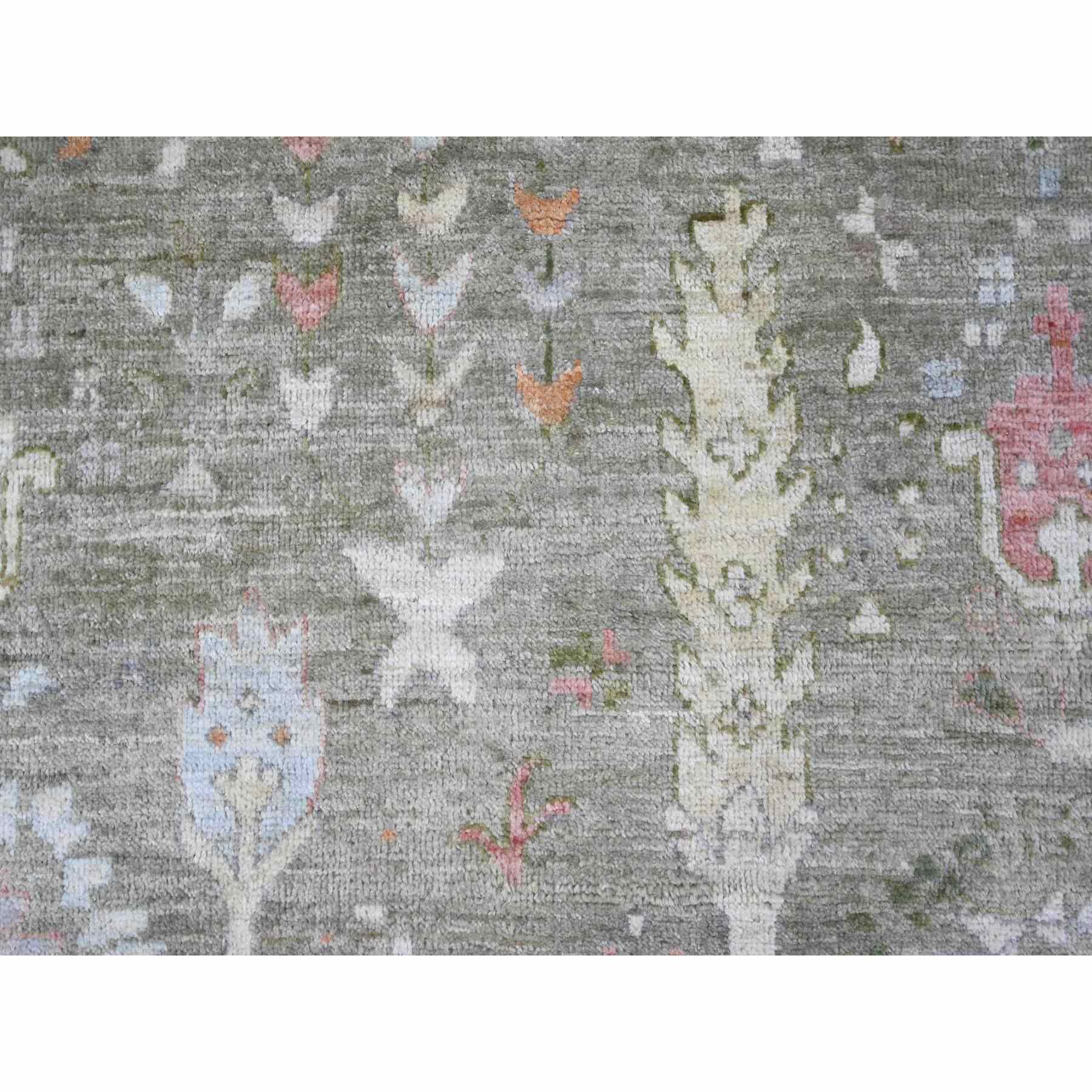 Oushak-And-Peshawar-Hand-Knotted-Rug-119465