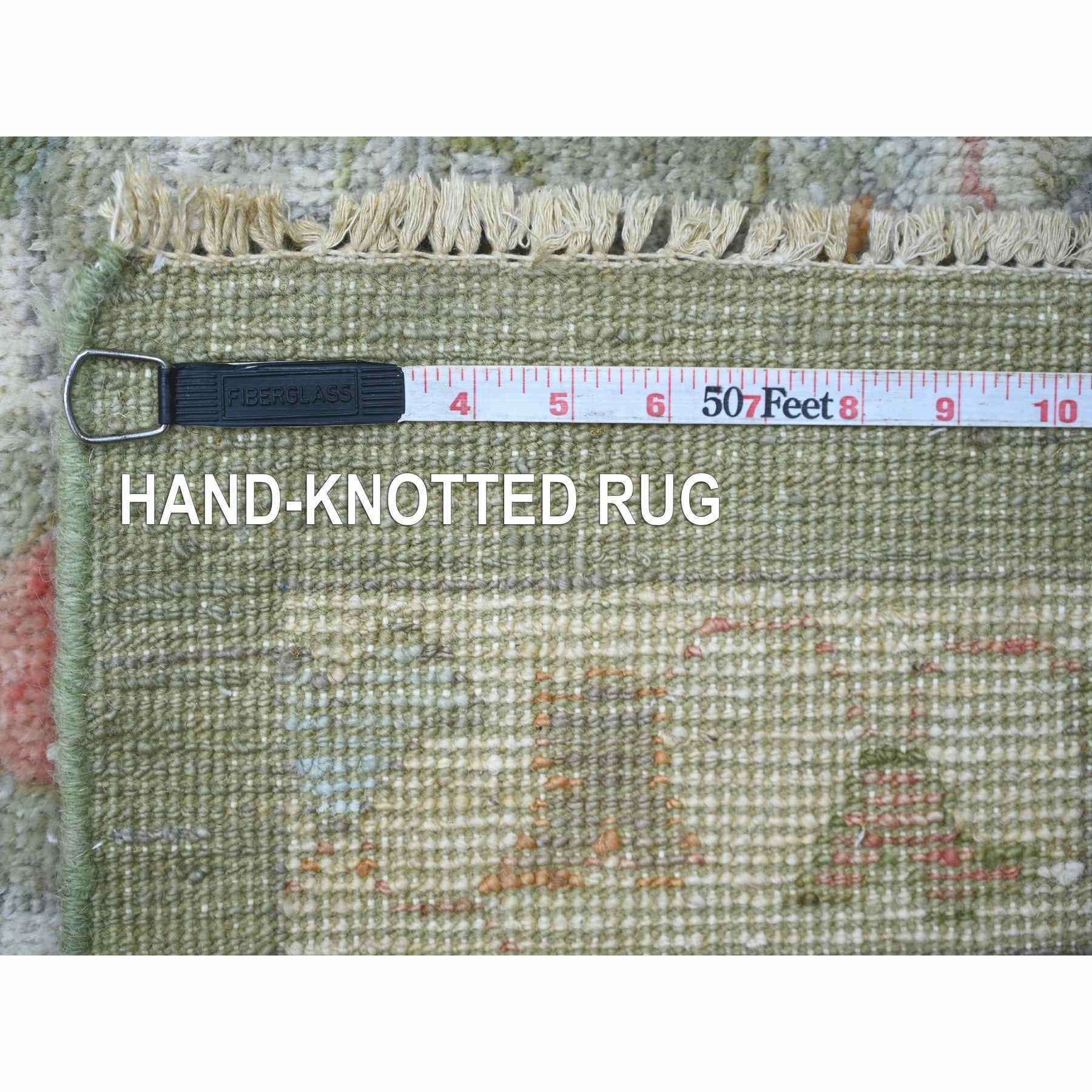 Oushak-And-Peshawar-Hand-Knotted-Rug-119465