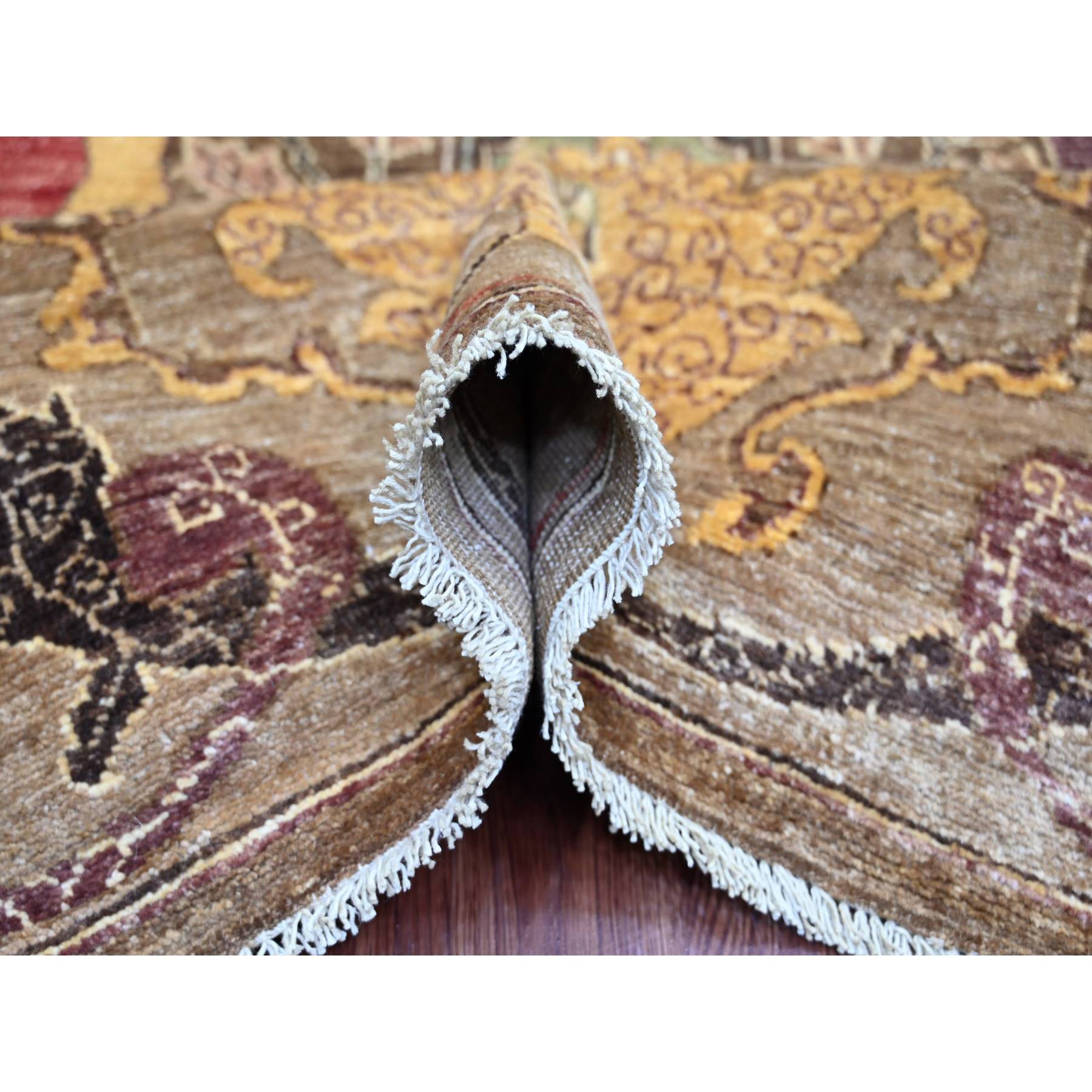 Tribal-Geometric-Hand-Knotted-Rug-119485