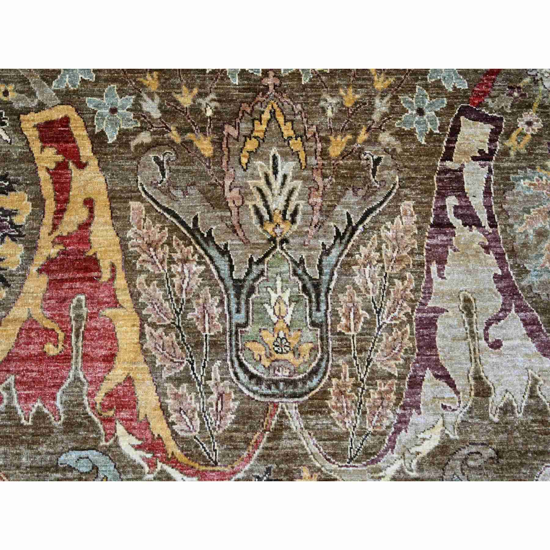 Tribal-Geometric-Hand-Knotted-Rug-119485