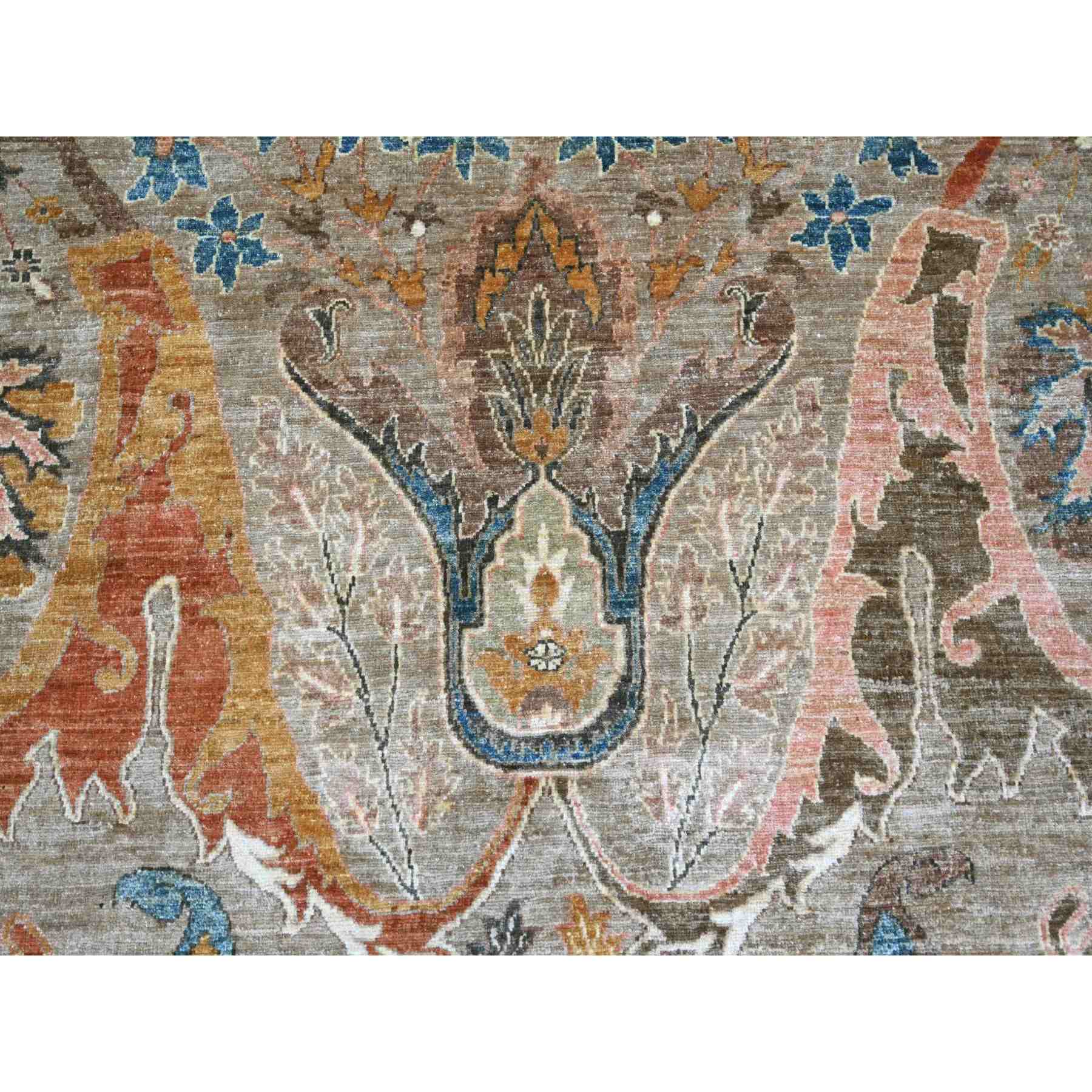Tribal-Geometric-Hand-Knotted-Rug-119500