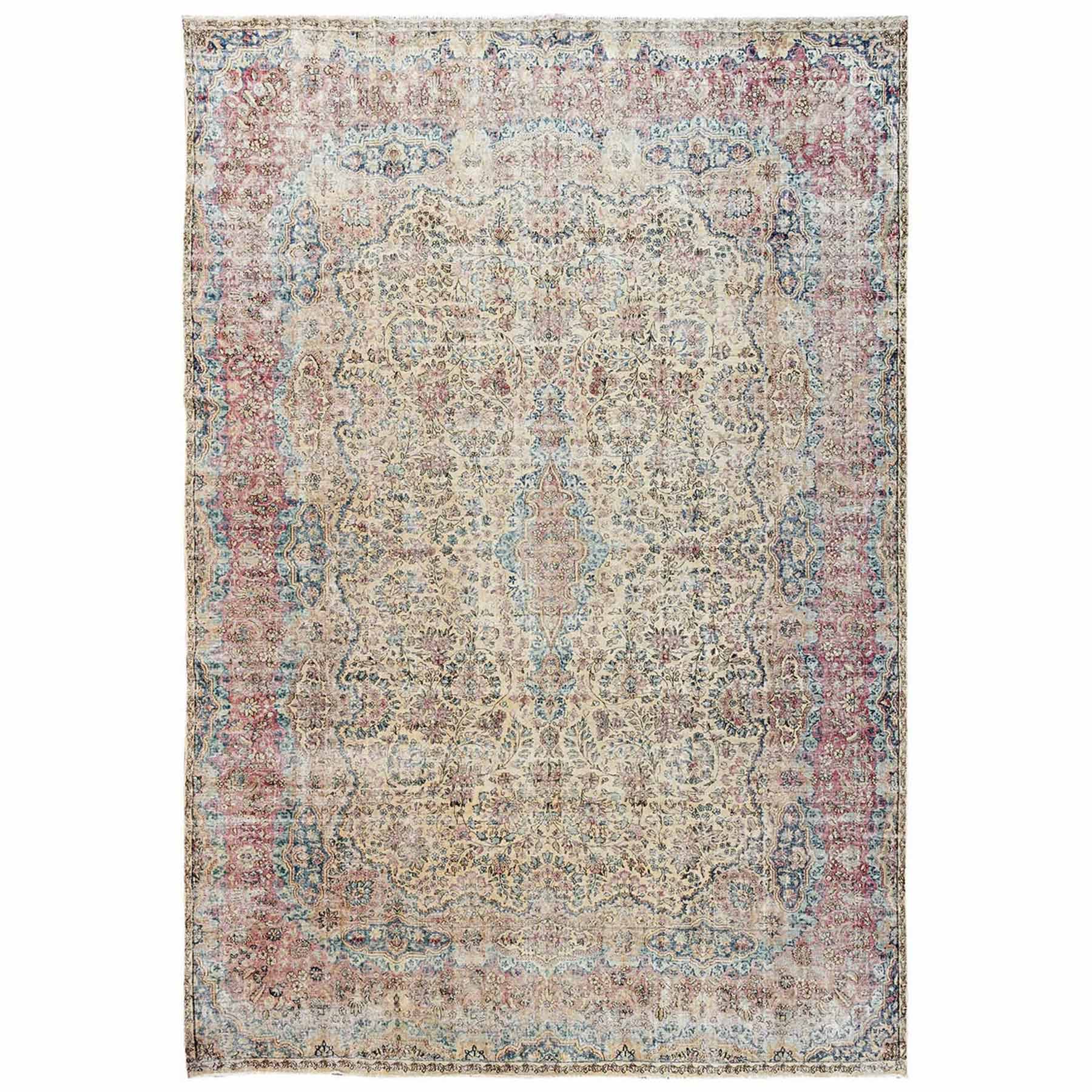 Antique-Hand-Knotted-Rug-13700
