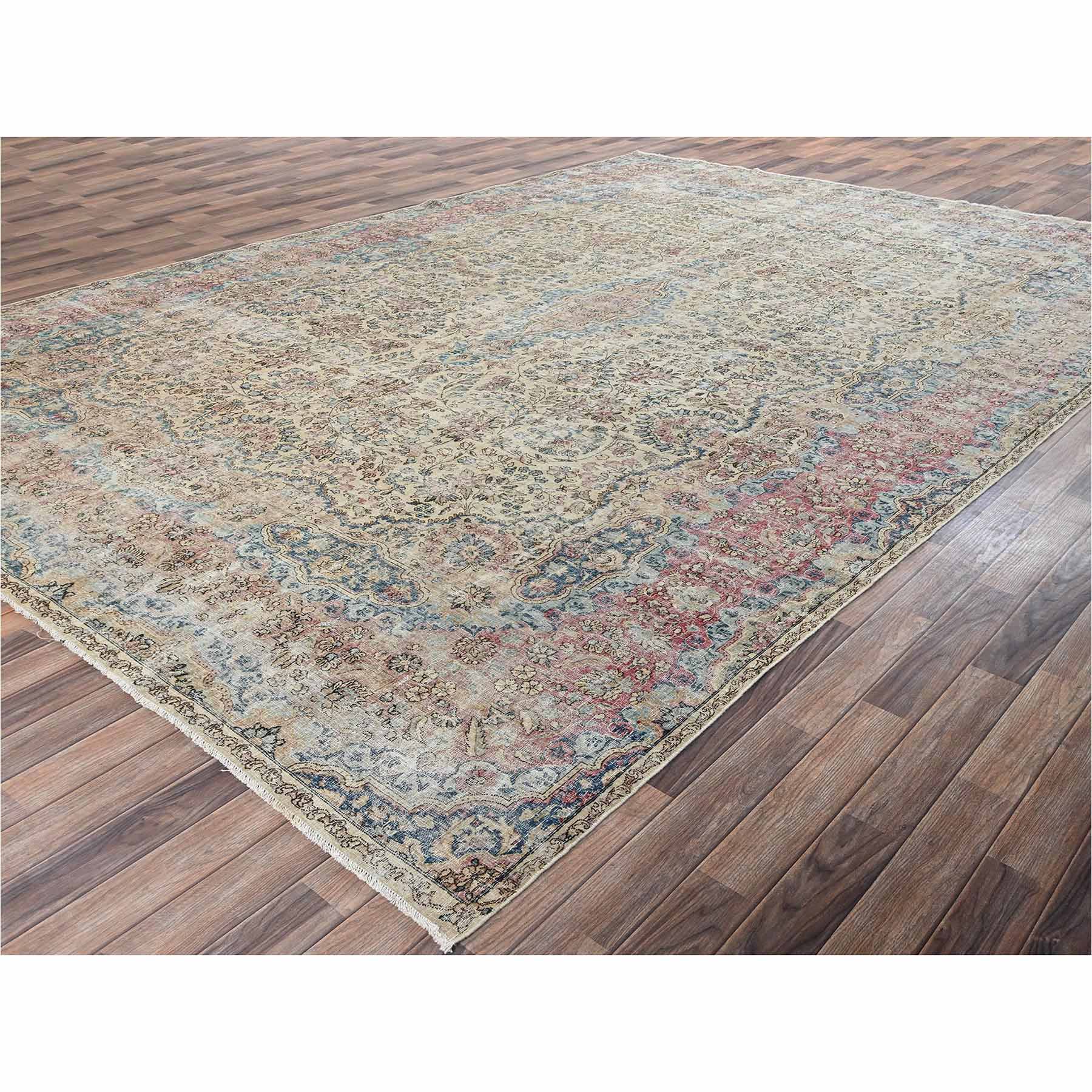 Antique-Hand-Knotted-Rug-13700