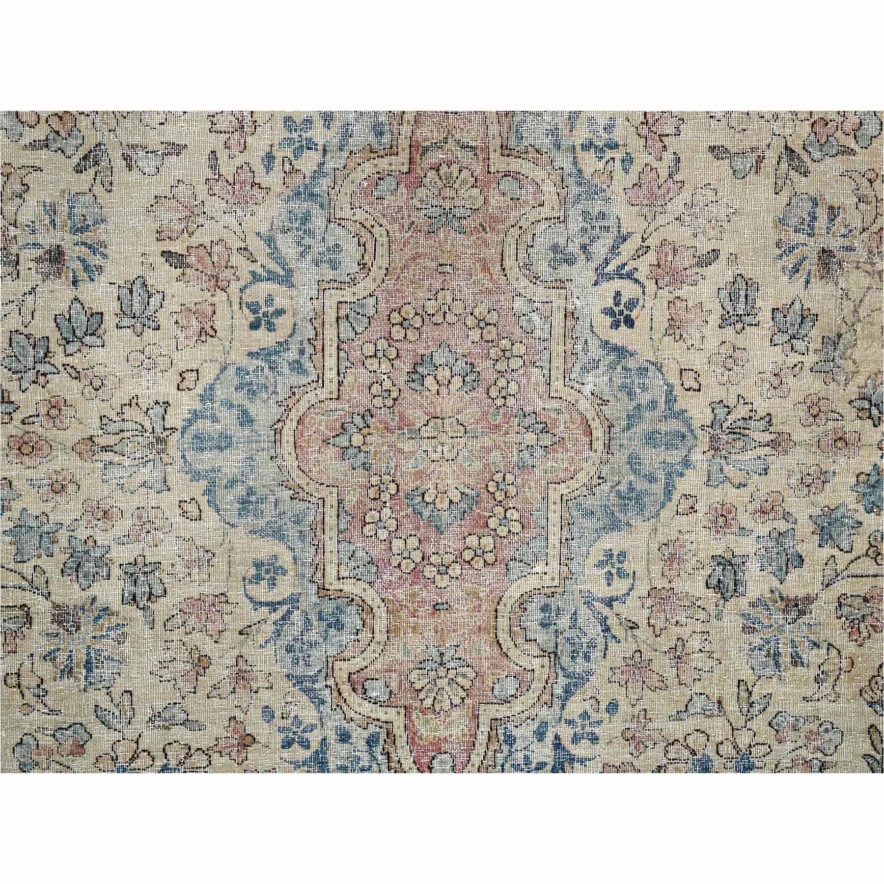 Antique-Hand-Knotted-Rug-13700