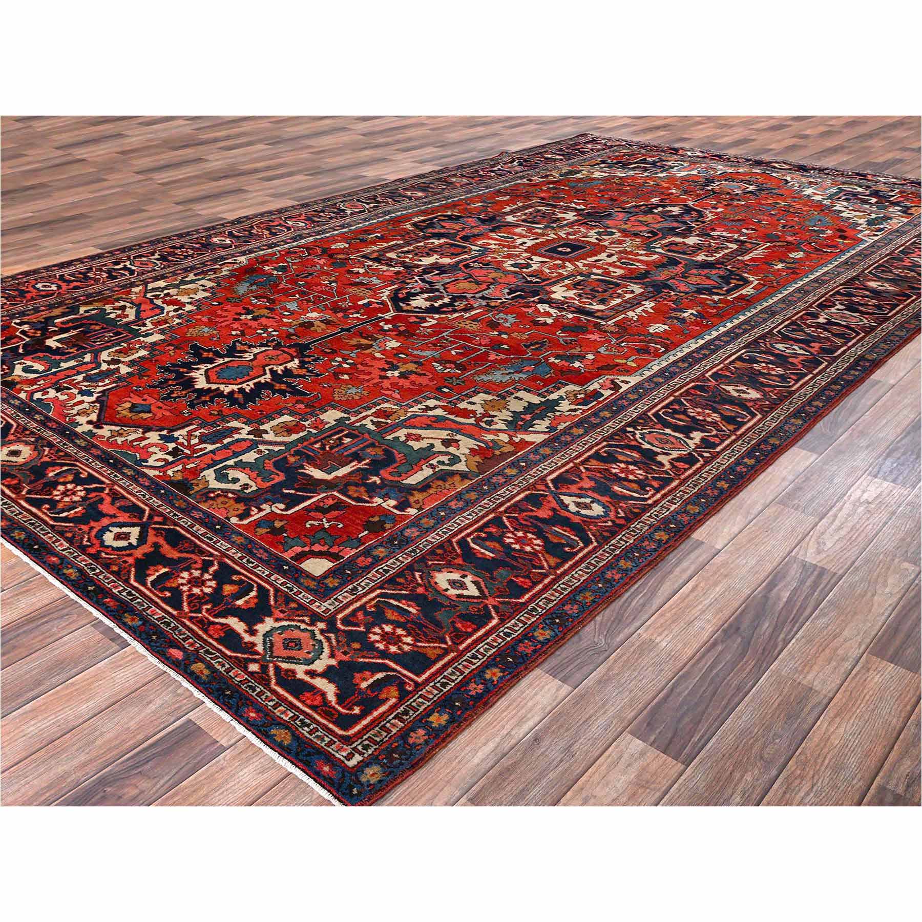 Antique-Hand-Knotted-Rug-13755