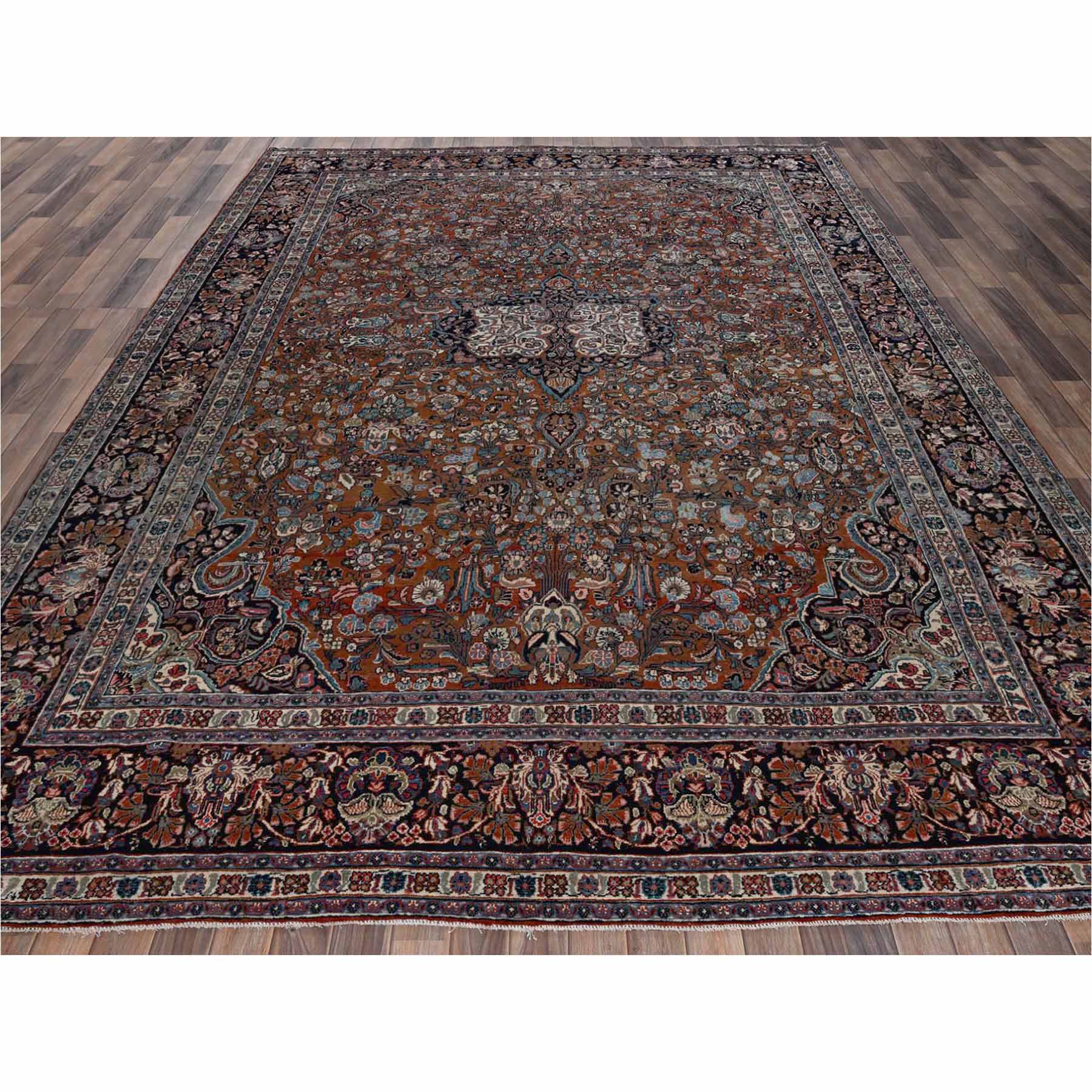 Antique-Hand-Knotted-Rug-13765