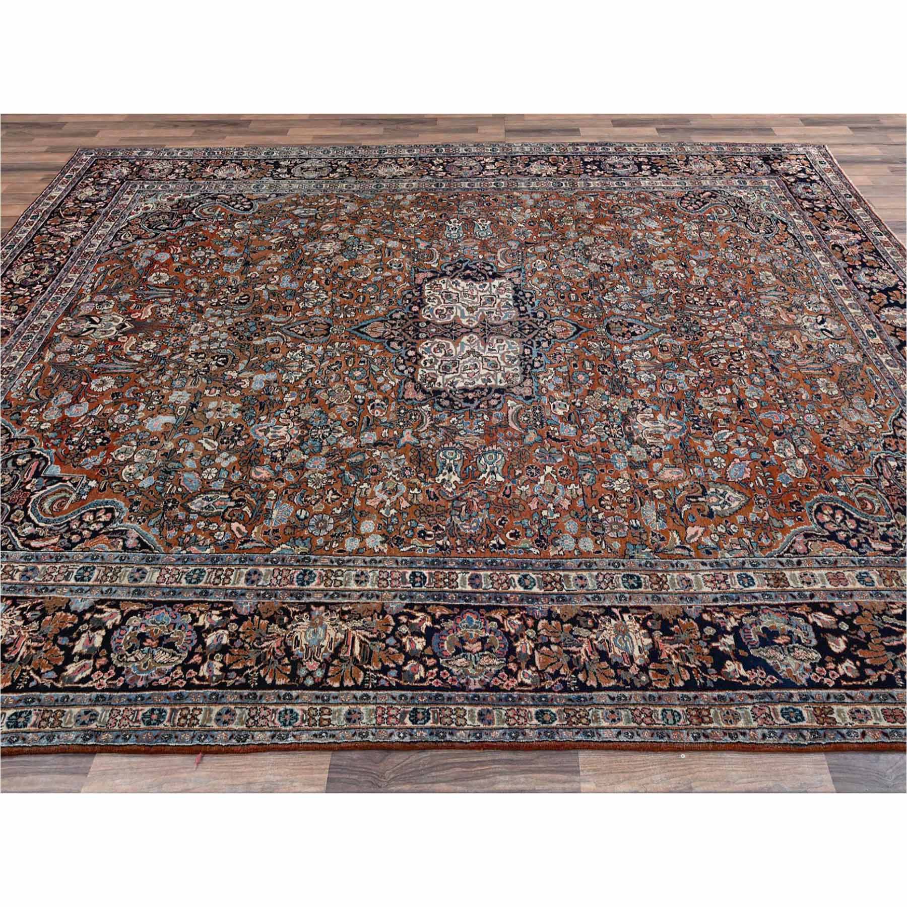 Antique-Hand-Knotted-Rug-13765