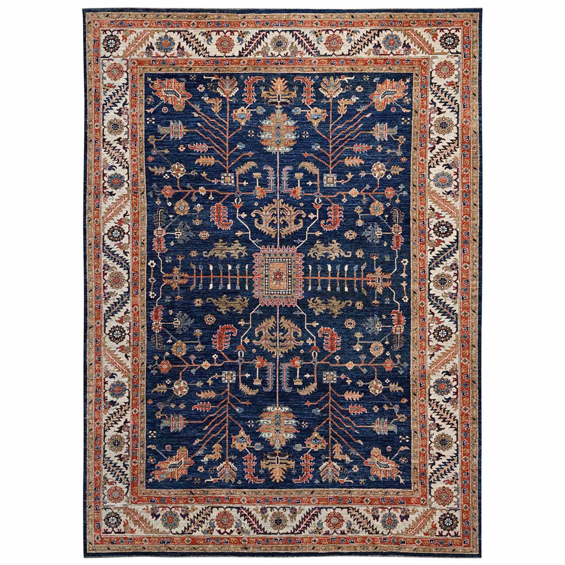 Heriz-Hand-Knotted-Rug-14050
