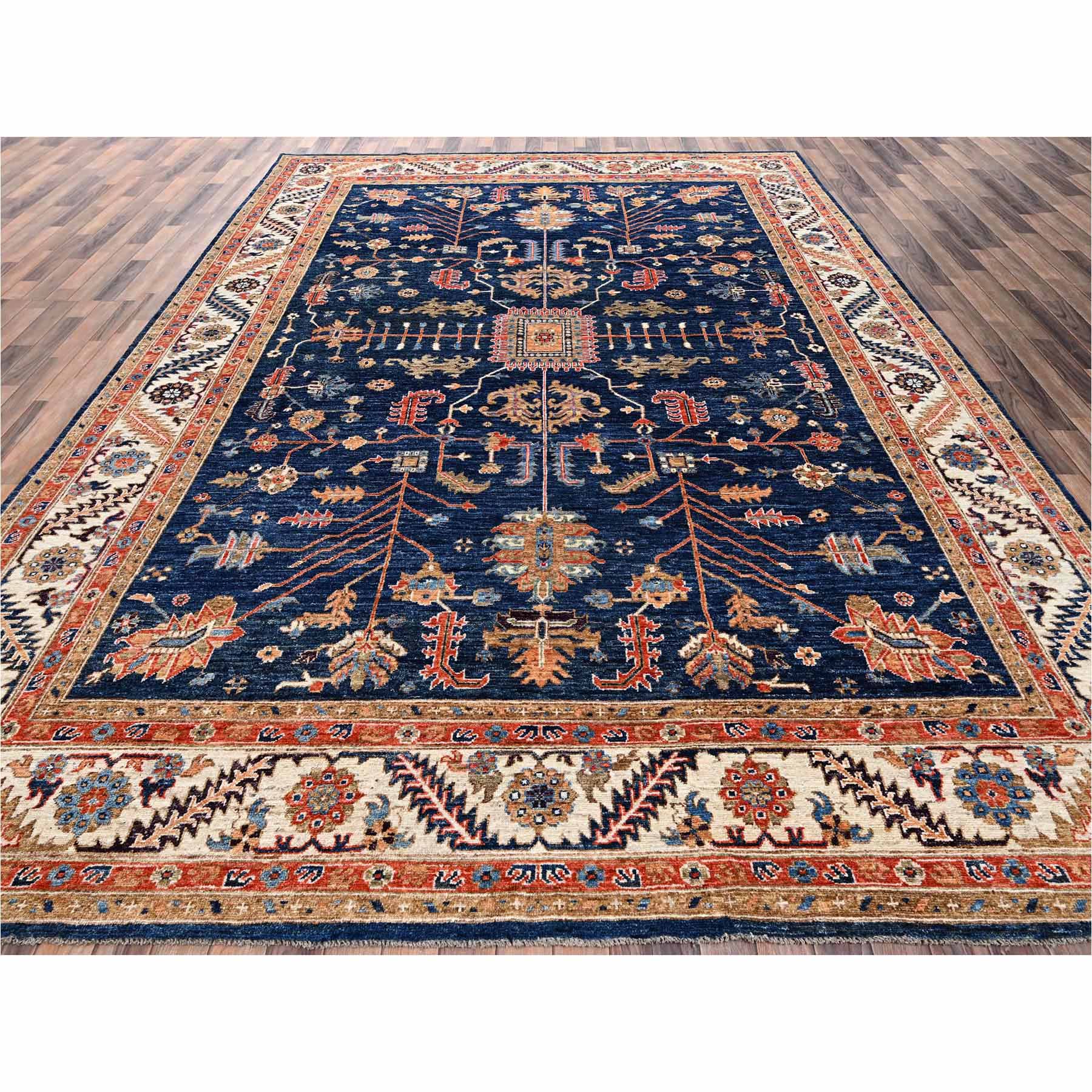 Heriz-Hand-Knotted-Rug-14050