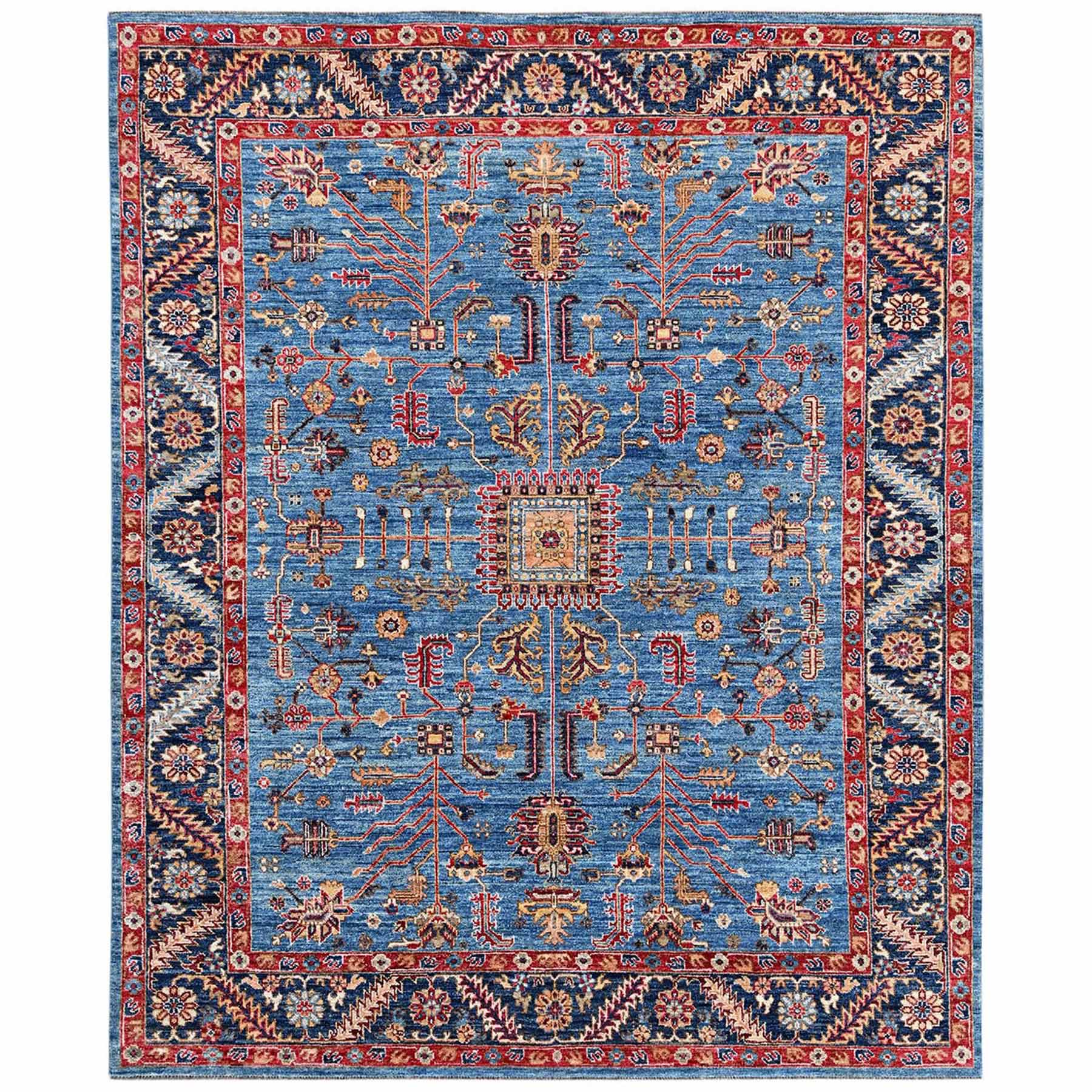 Heriz-Hand-Knotted-Rug-14055