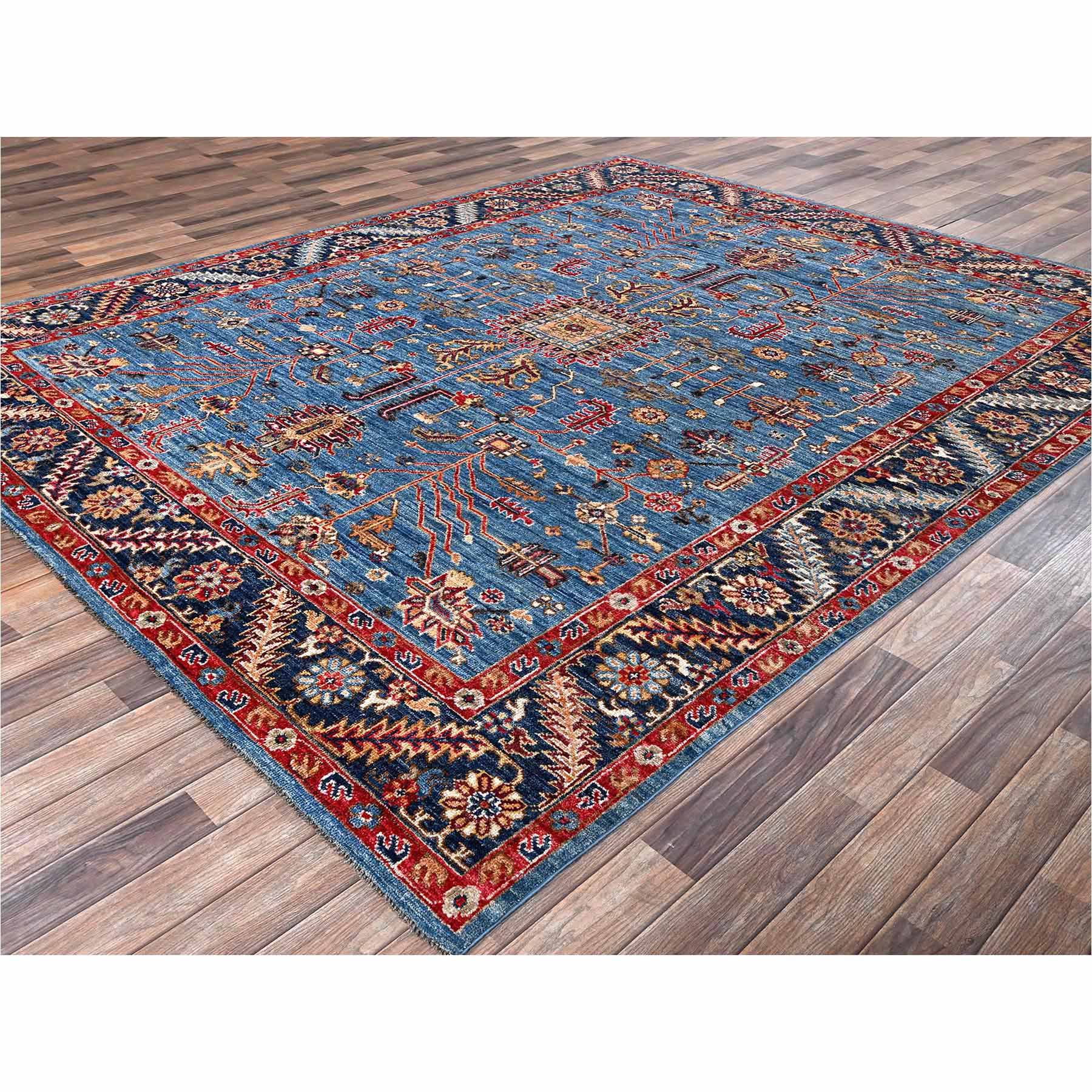 Heriz-Hand-Knotted-Rug-14055