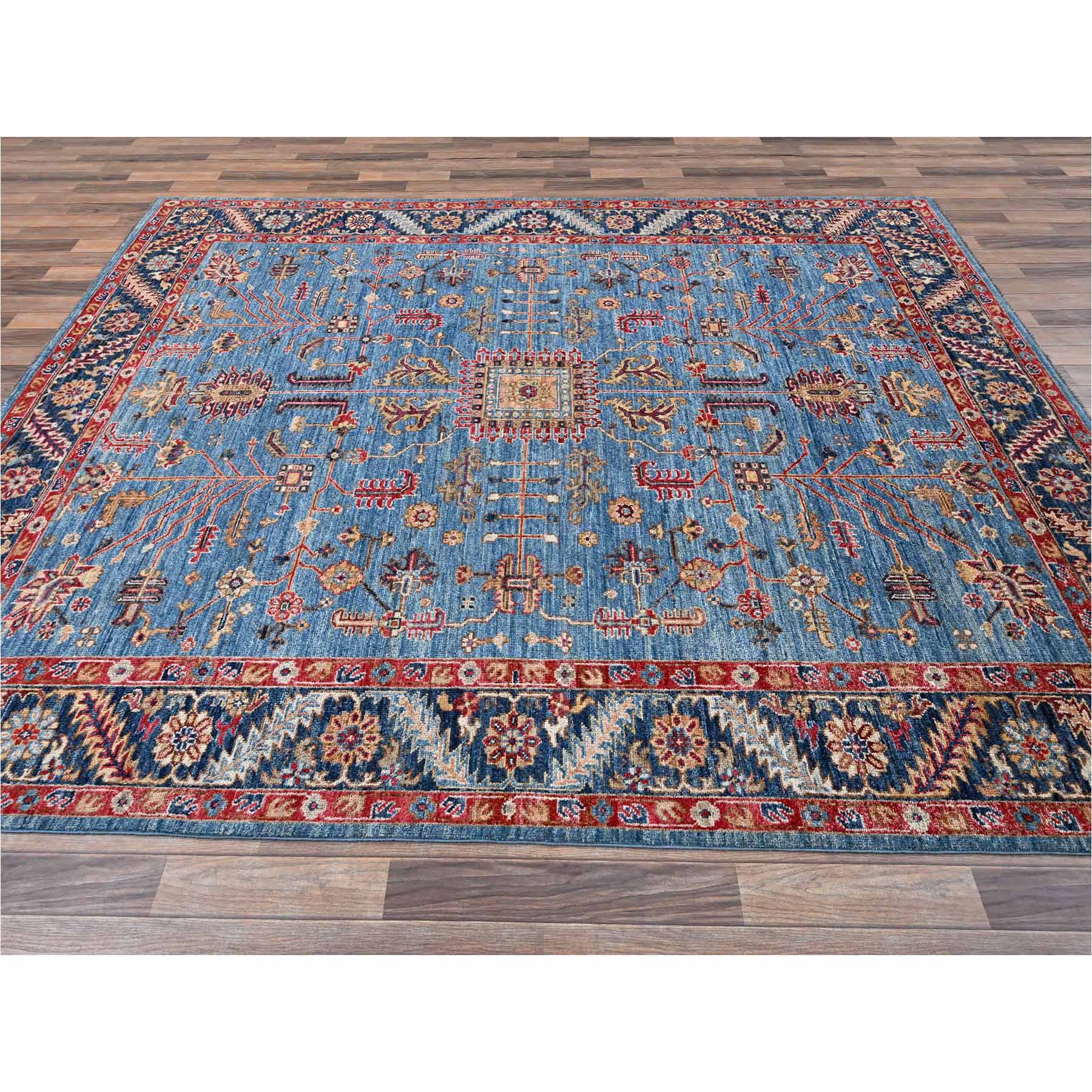 Heriz-Hand-Knotted-Rug-14055