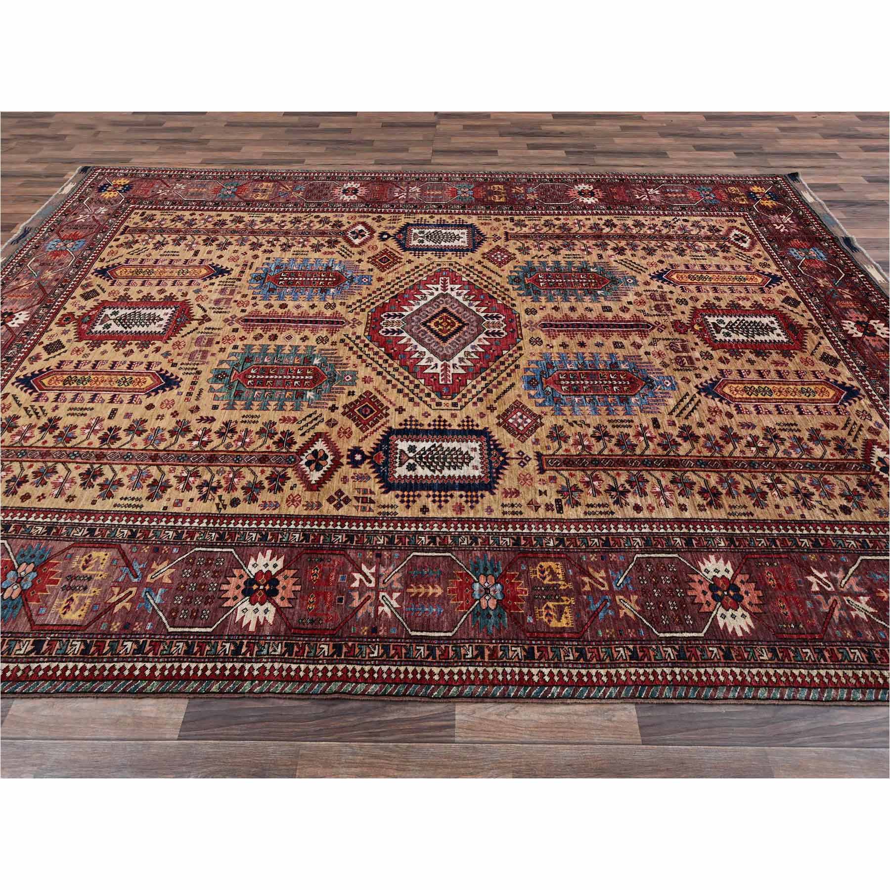 Kazak-Hand-Knotted-Rug-13300