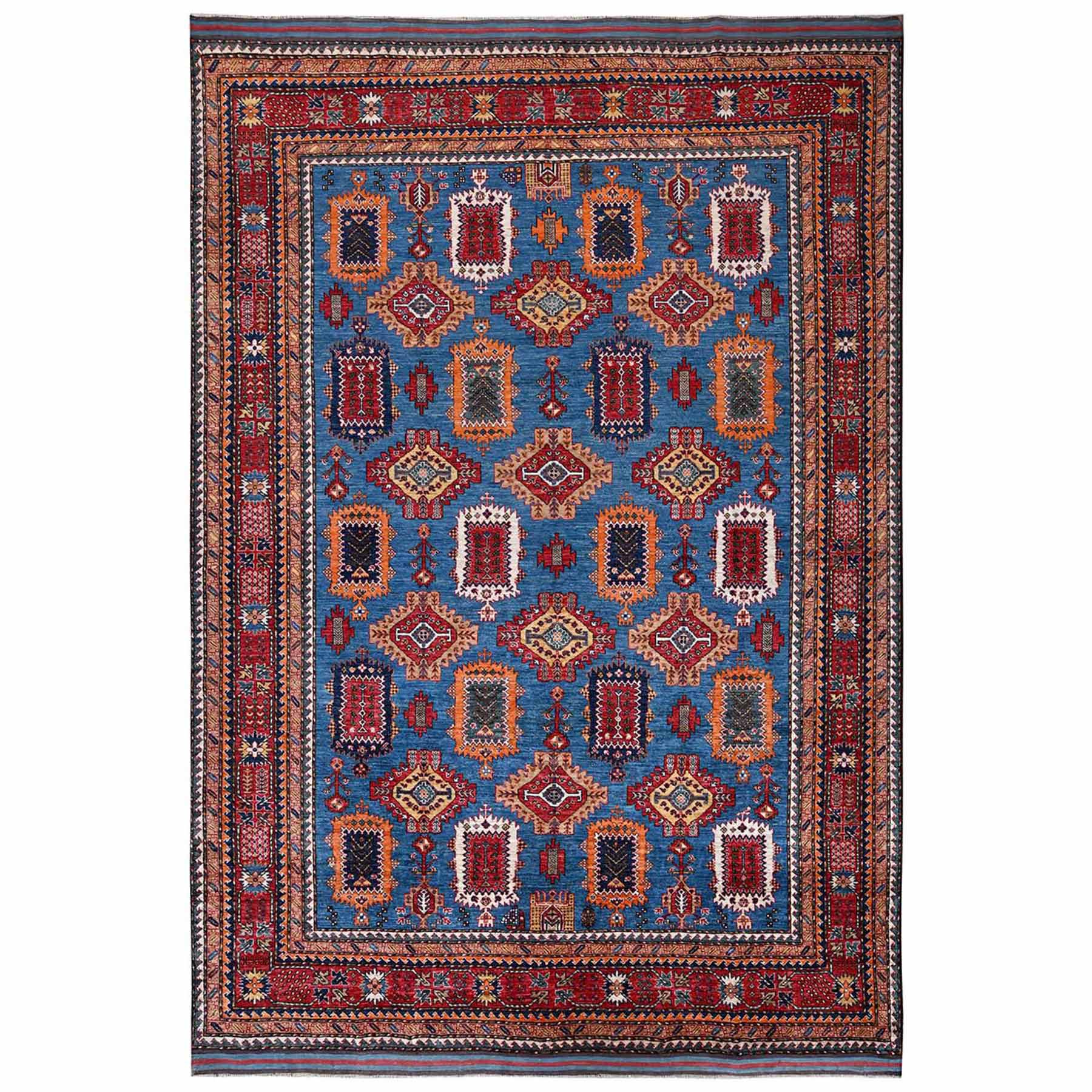 Kazak-Hand-Knotted-Rug-13310