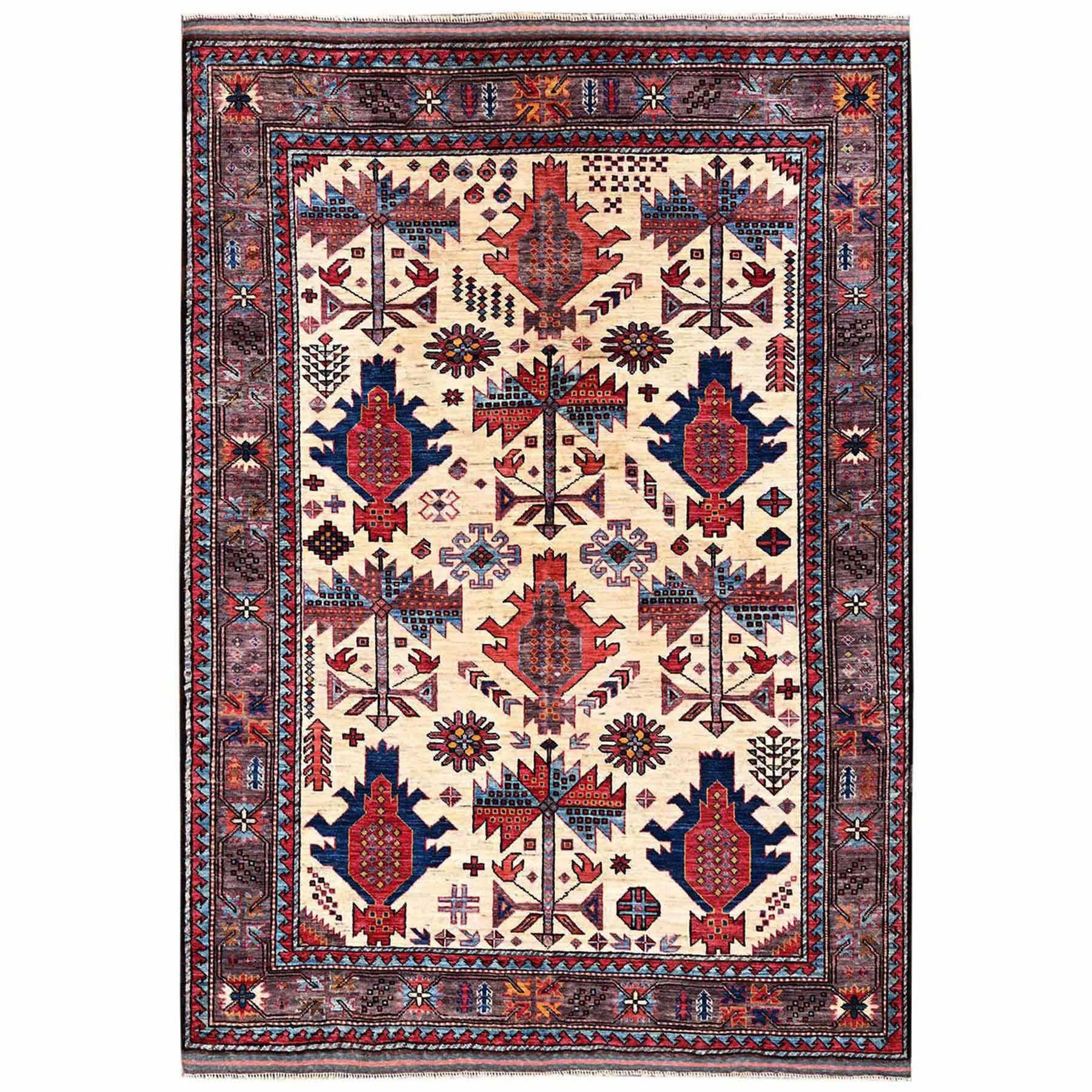 Kazak-Hand-Knotted-Rug-13315