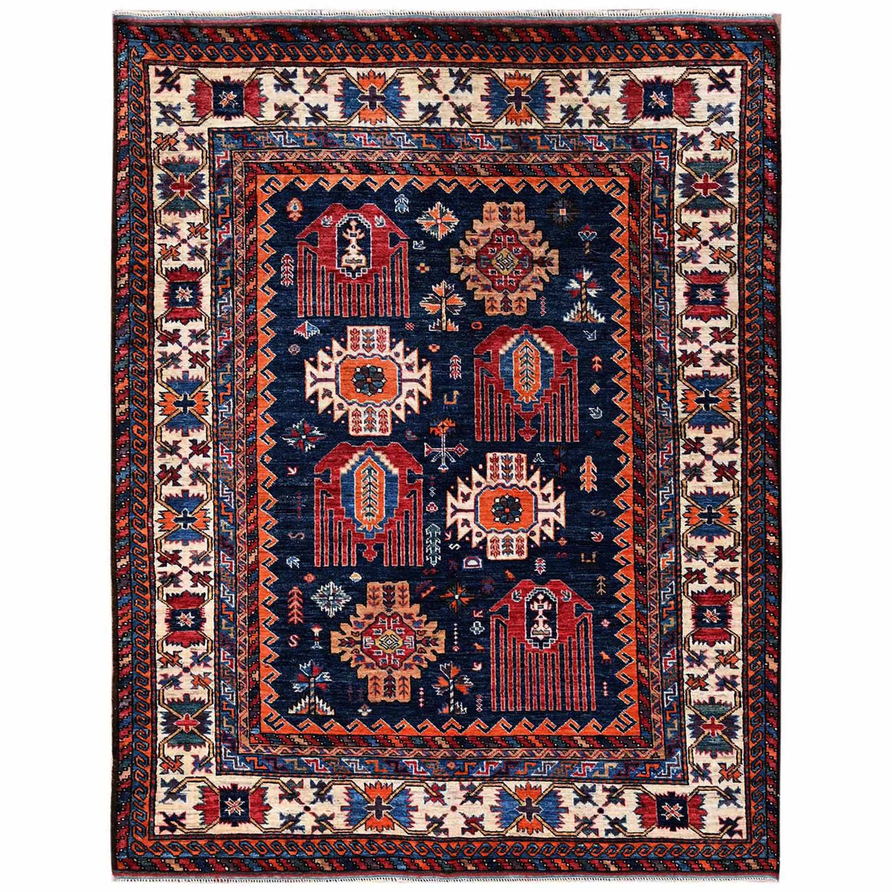 Kazak-Hand-Knotted-Rug-13320