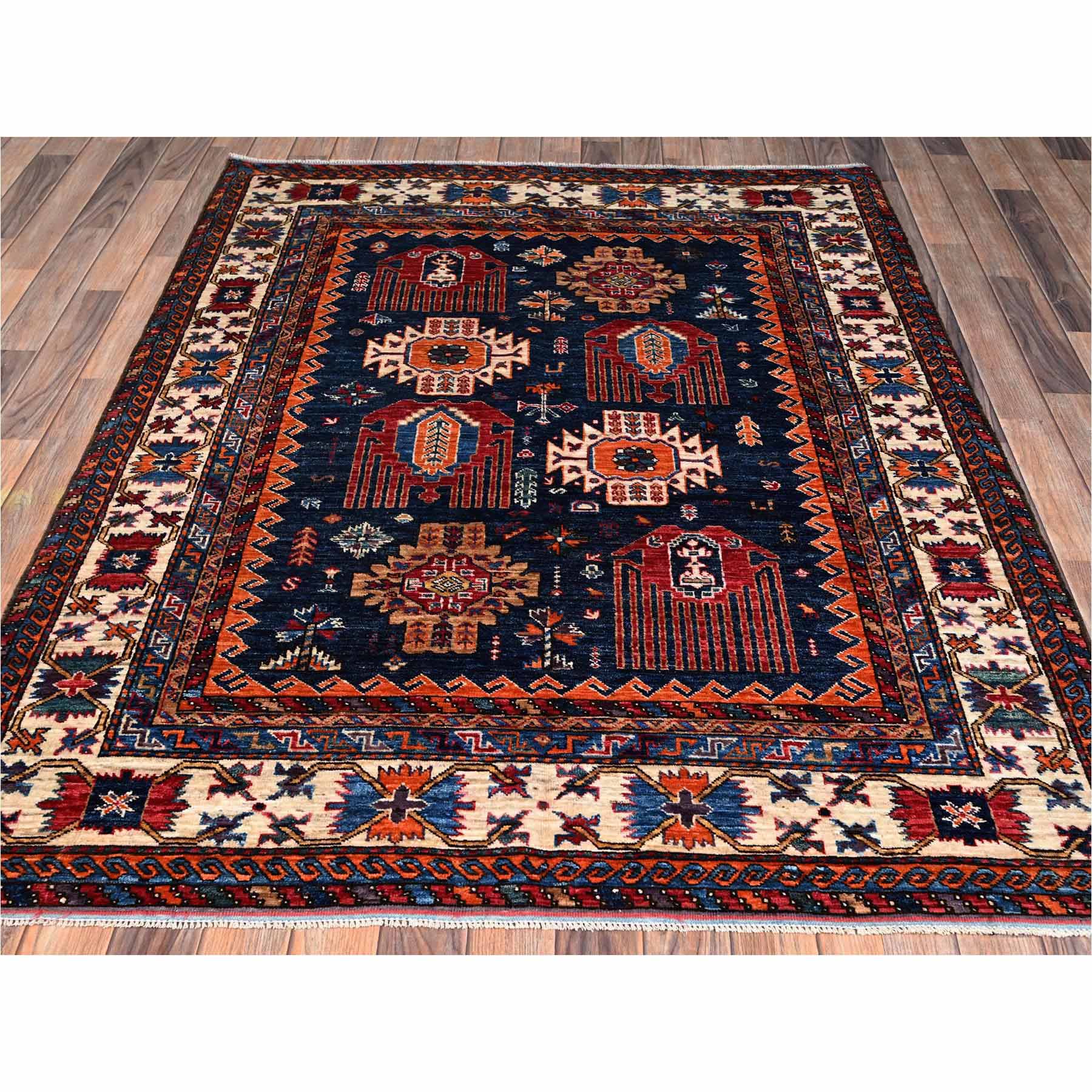 Kazak-Hand-Knotted-Rug-13320