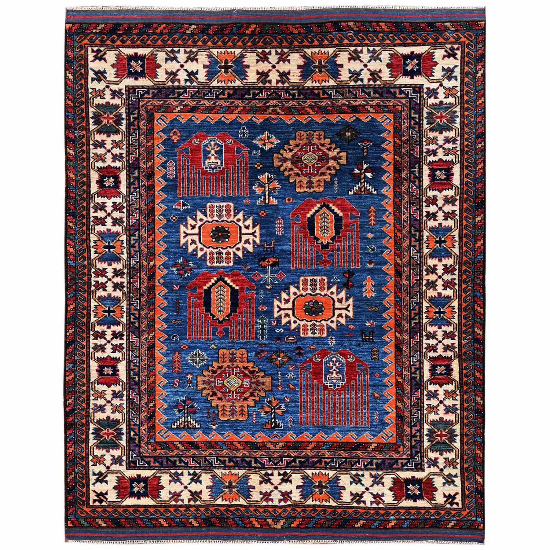 Kazak-Hand-Knotted-Rug-13335