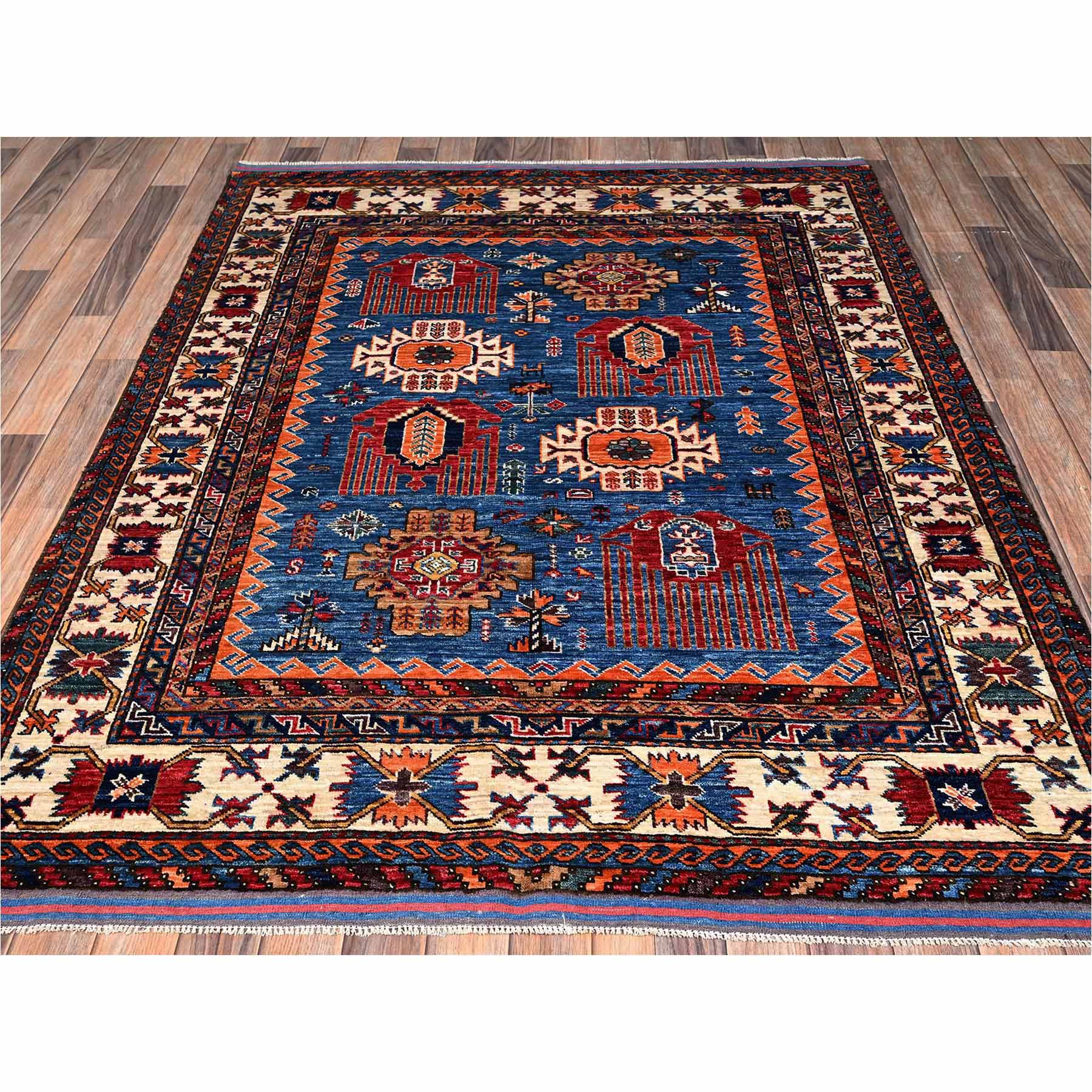 Kazak-Hand-Knotted-Rug-13335