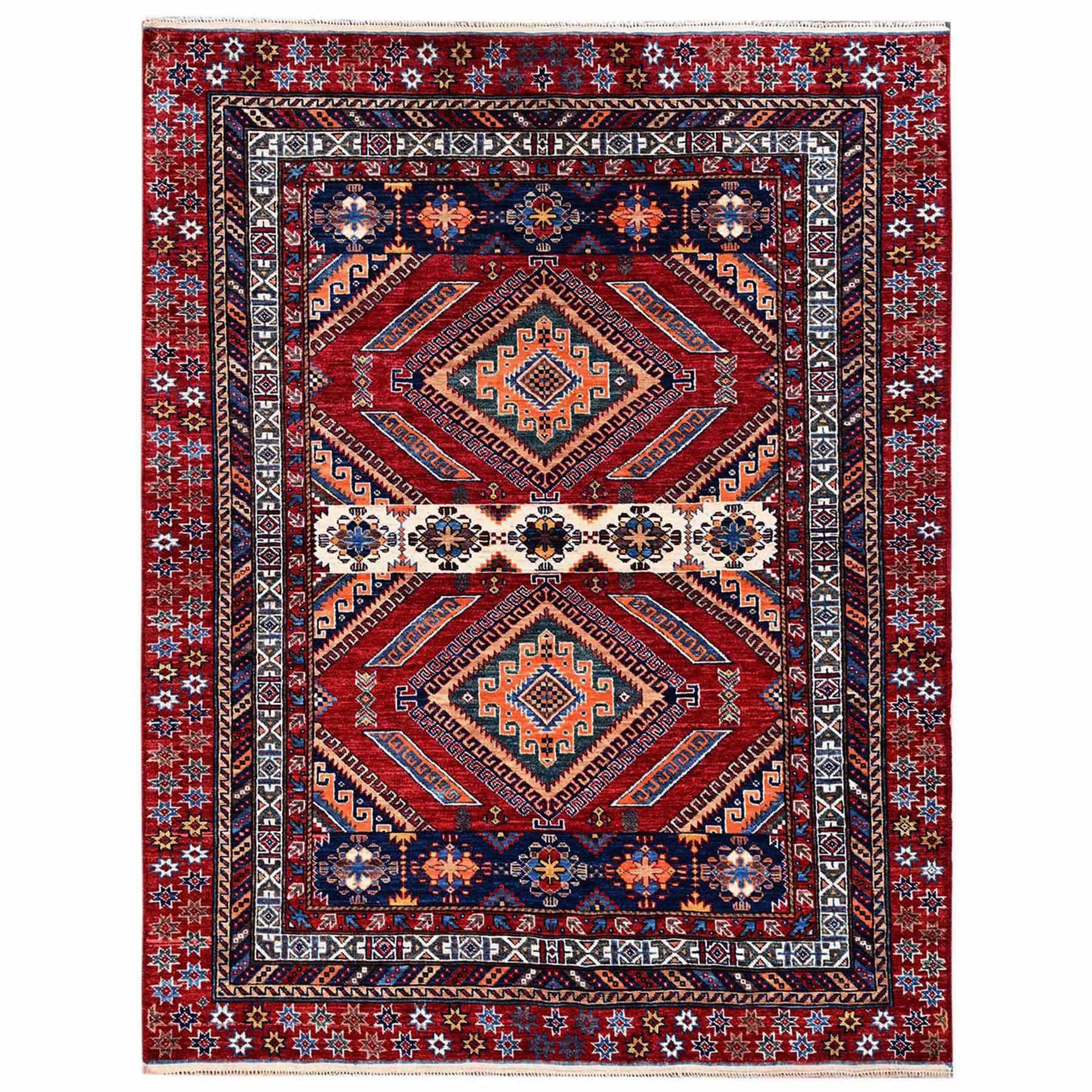 Kazak-Hand-Knotted-Rug-13340