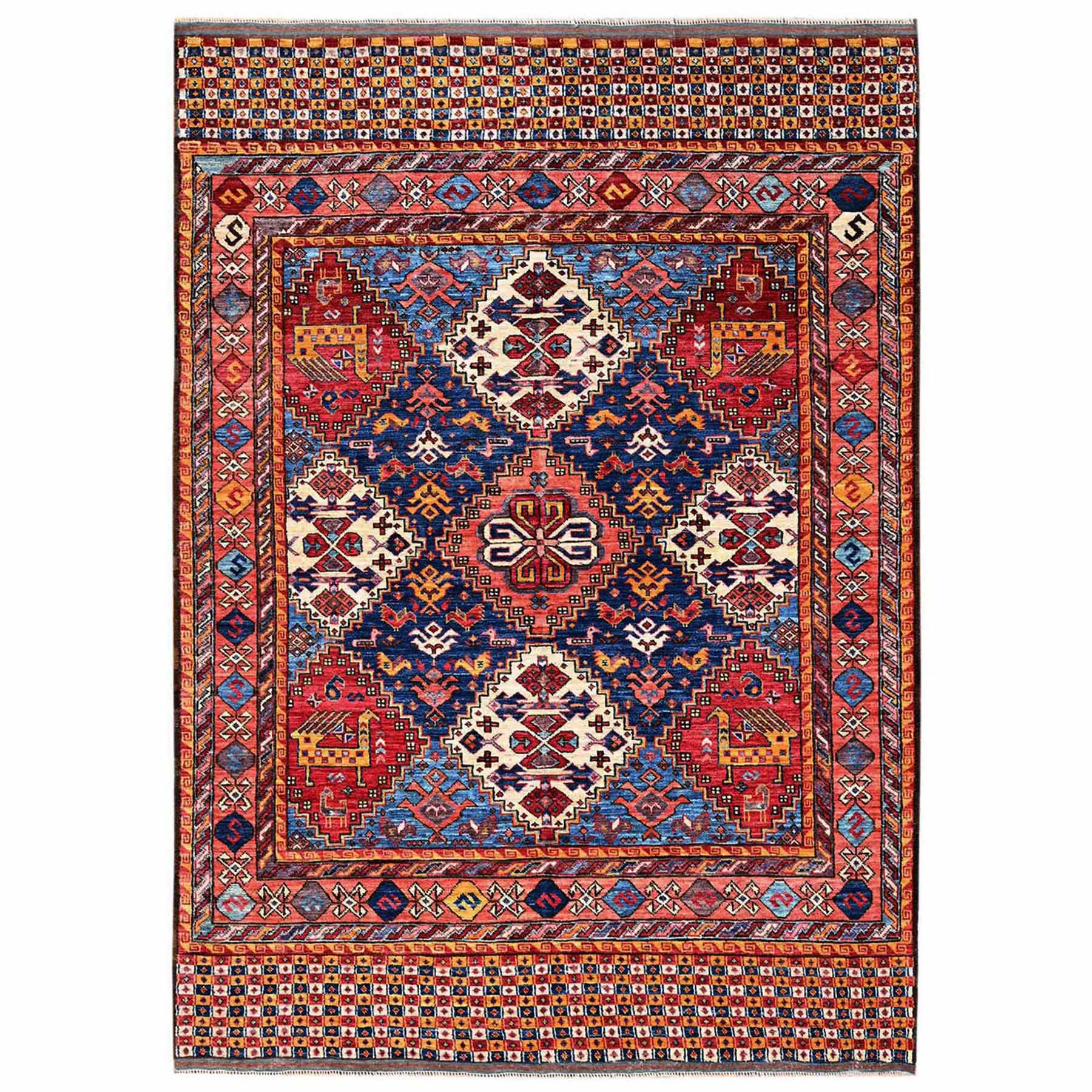 Kazak-Hand-Knotted-Rug-13345