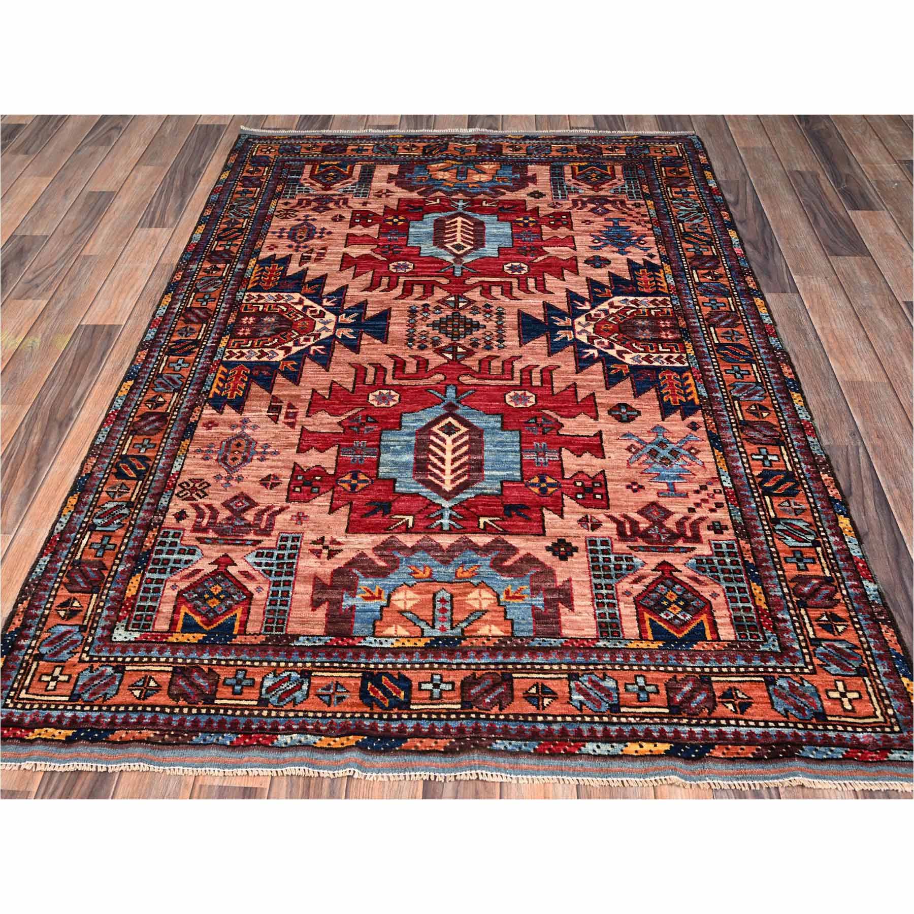 Kazak-Hand-Knotted-Rug-13370