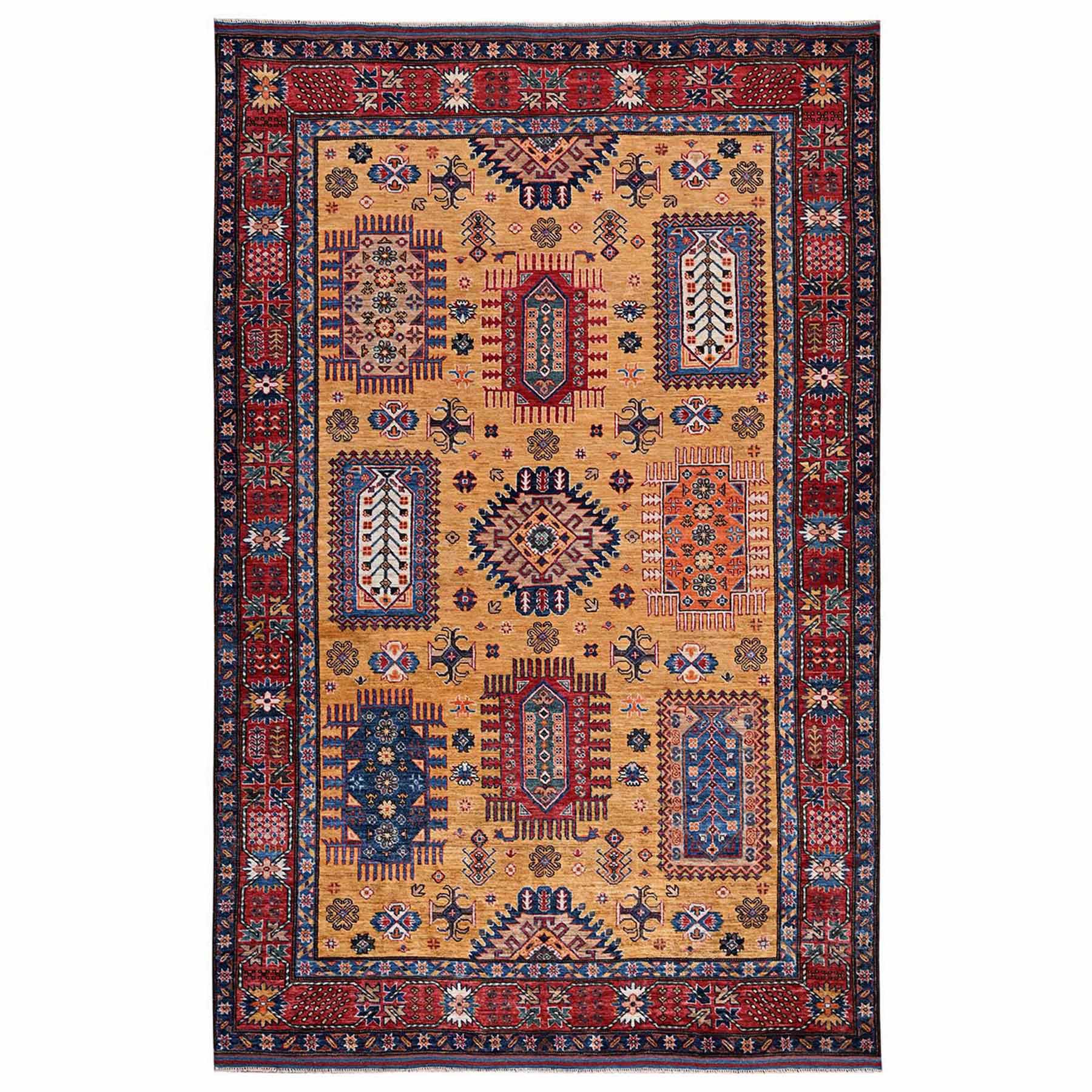 Kazak-Hand-Knotted-Rug-13380