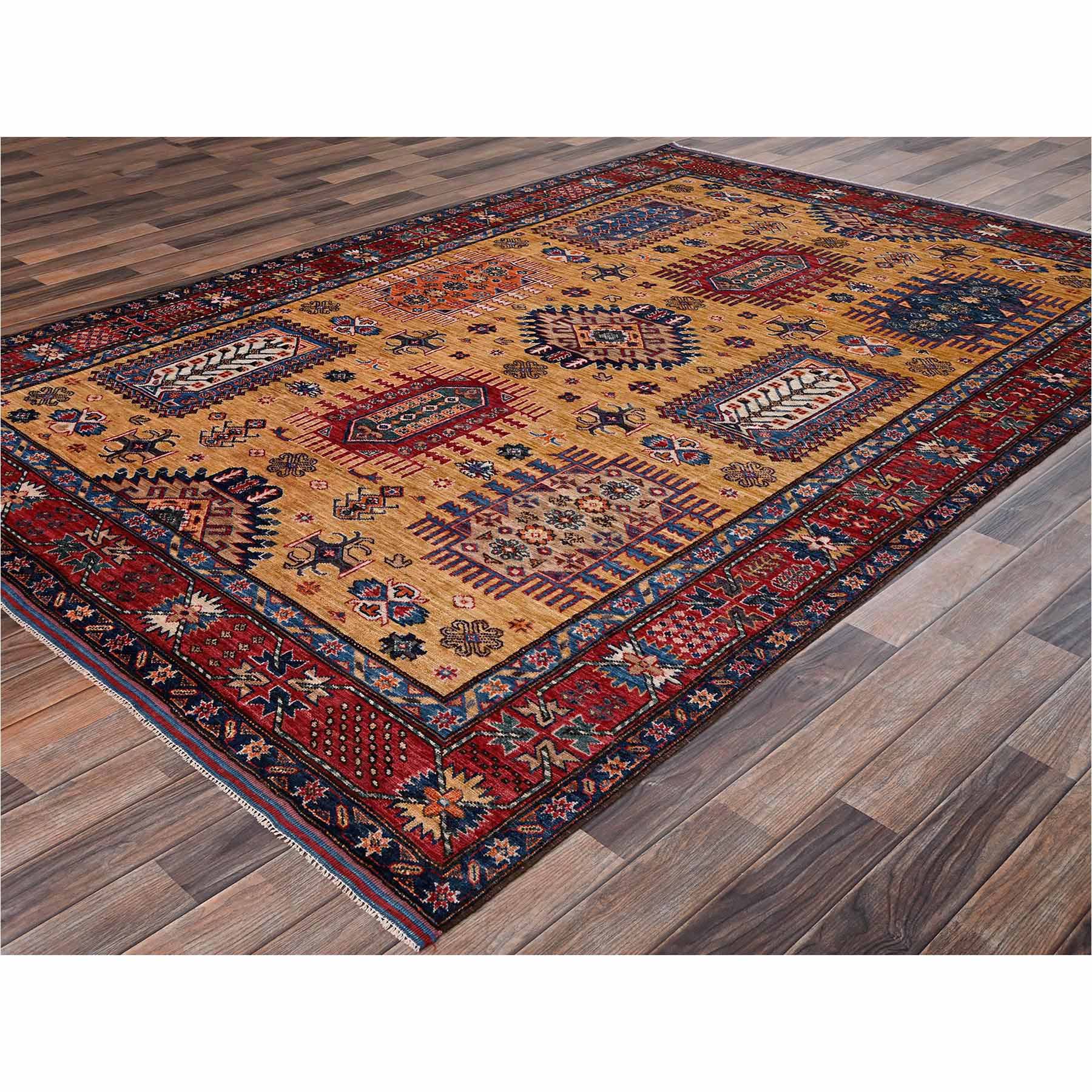 Kazak-Hand-Knotted-Rug-13380