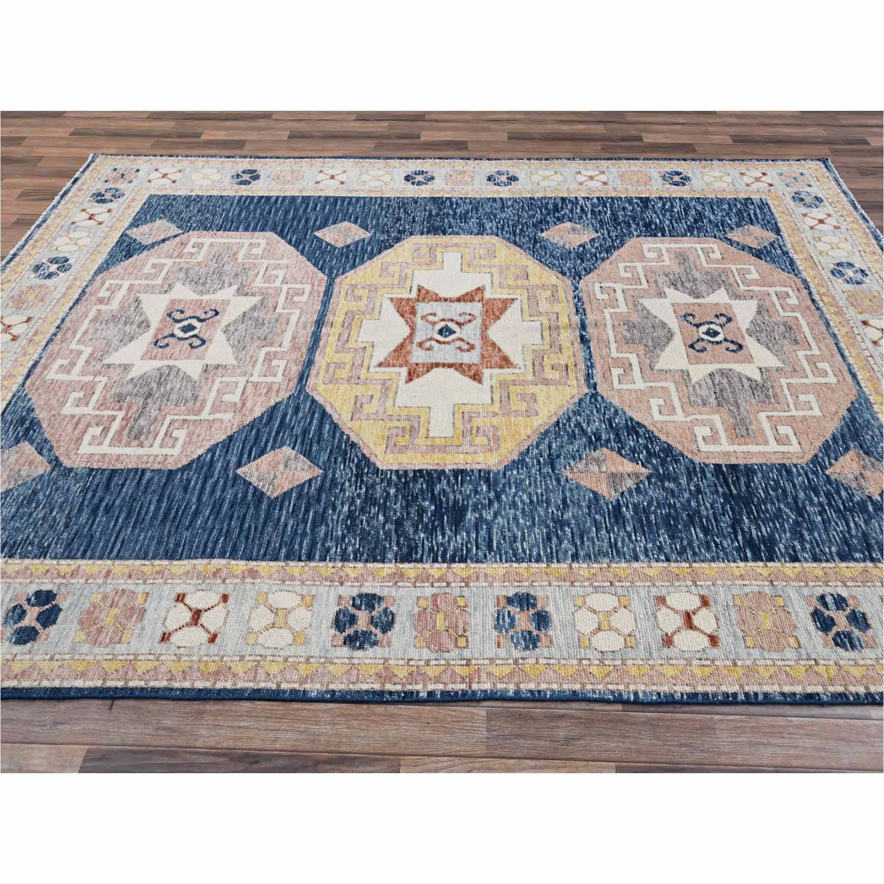 Kazak-Hand-Knotted-Rug-13805