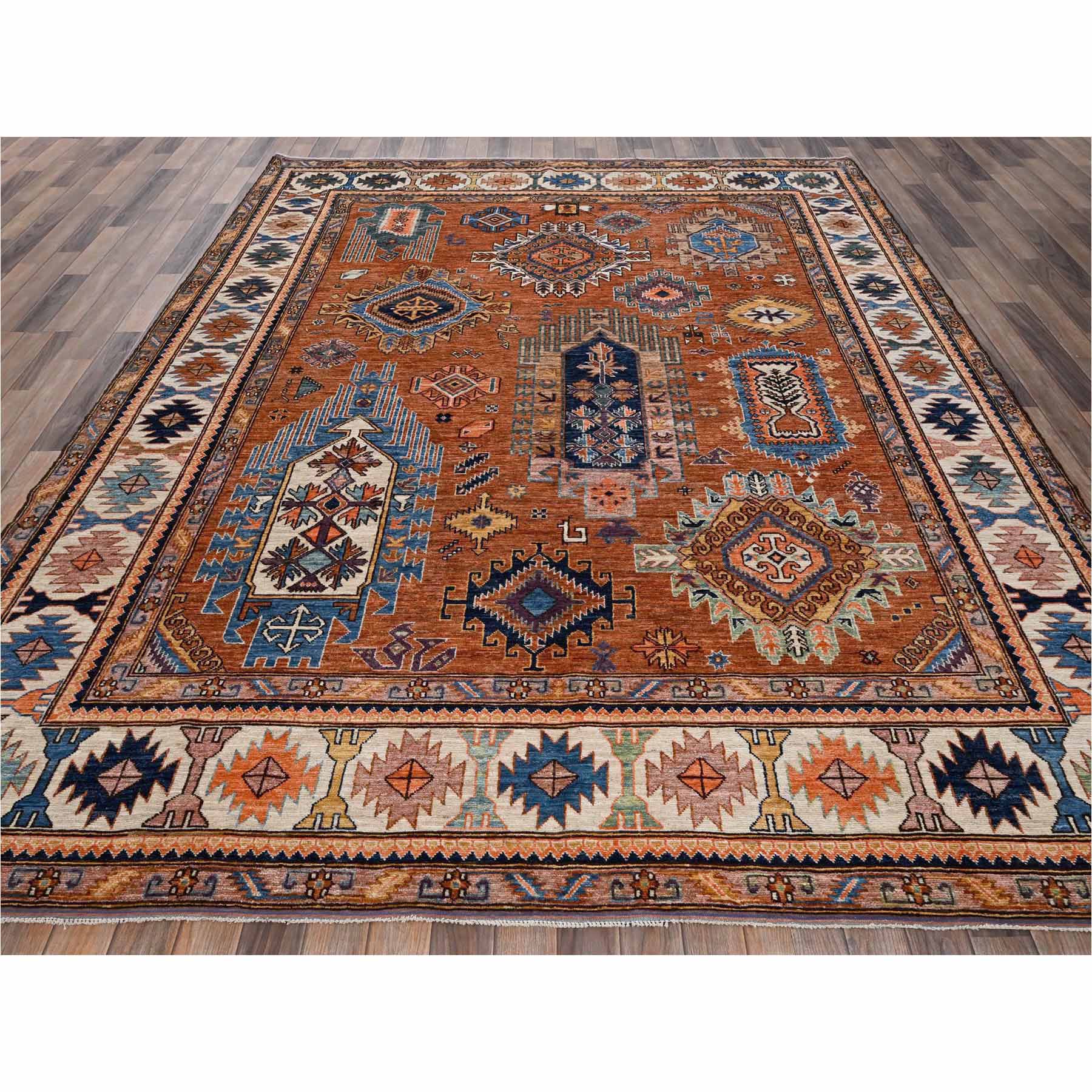 Kazak-Hand-Knotted-Rug-13875