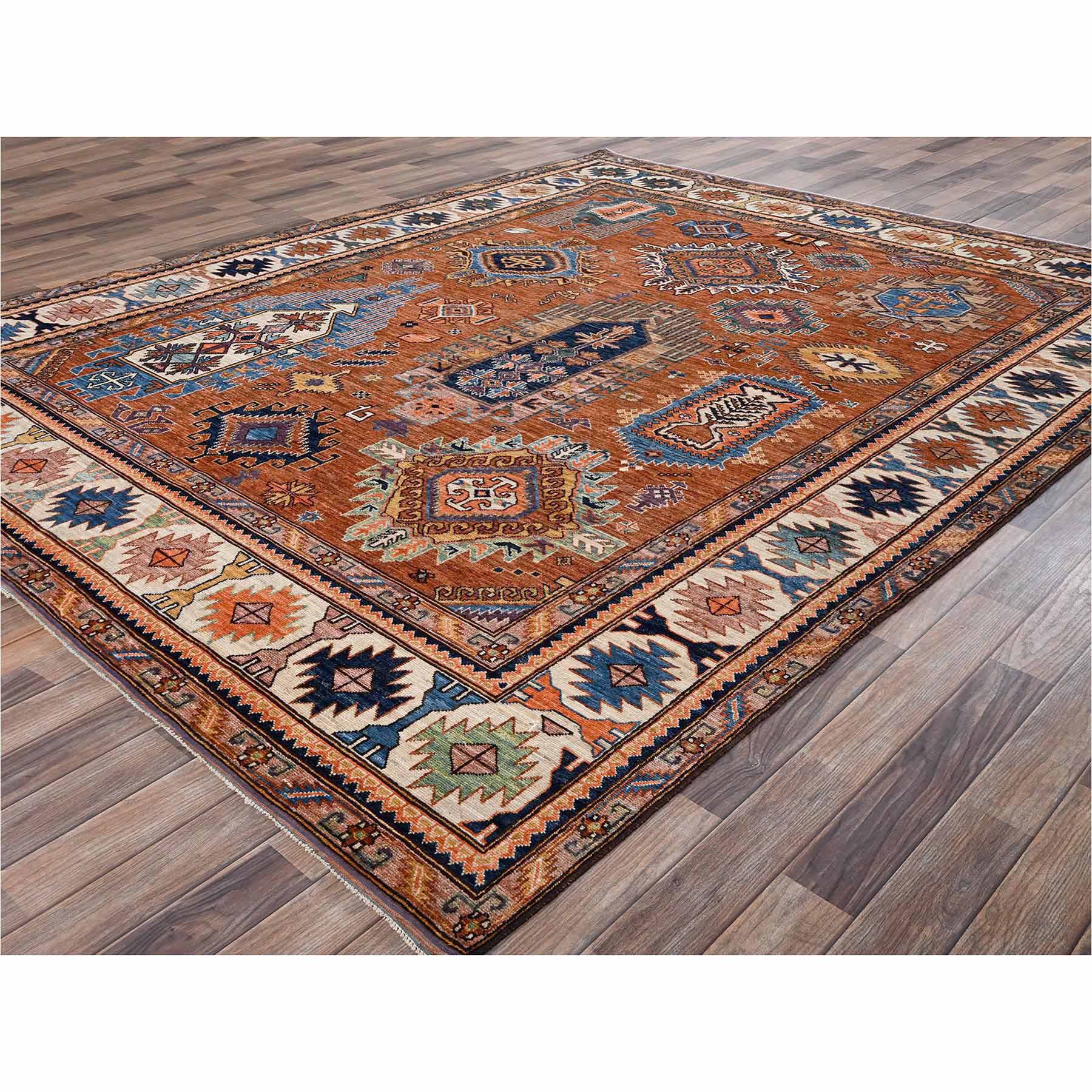 Kazak-Hand-Knotted-Rug-13875