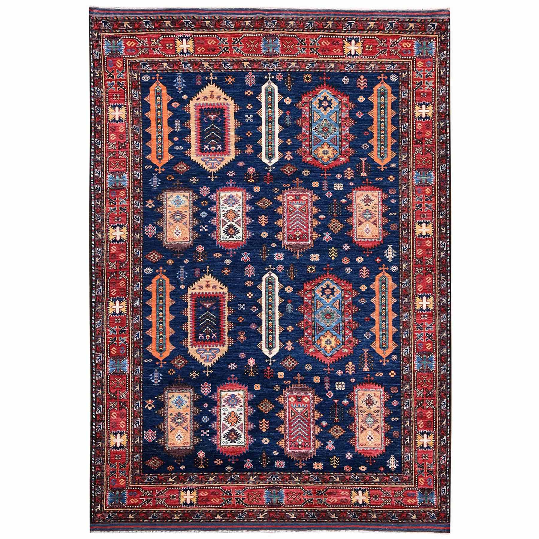 Kazak-Hand-Knotted-Rug-13900