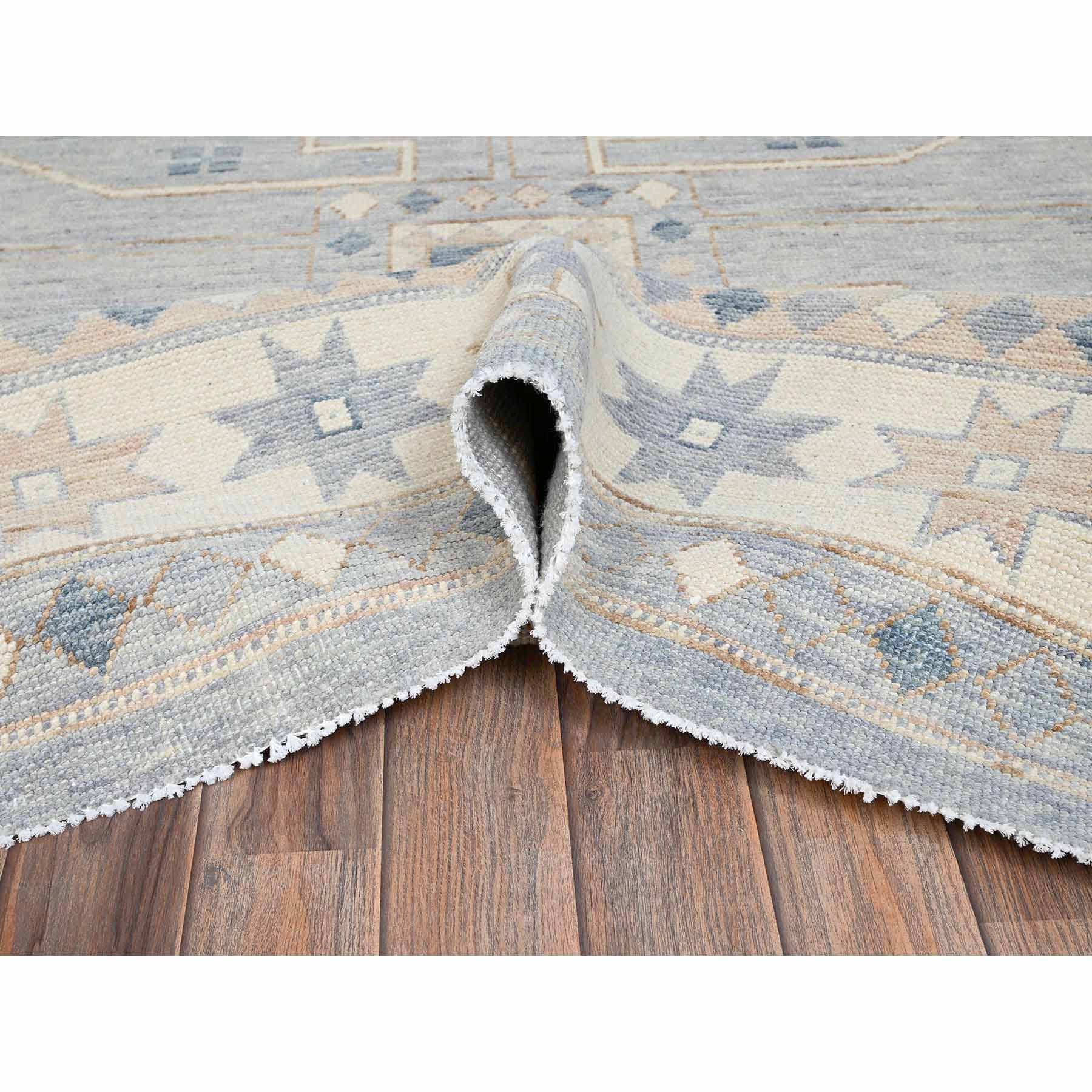 Oushak-And-Peshawar-Hand-Knotted-Rug-12800