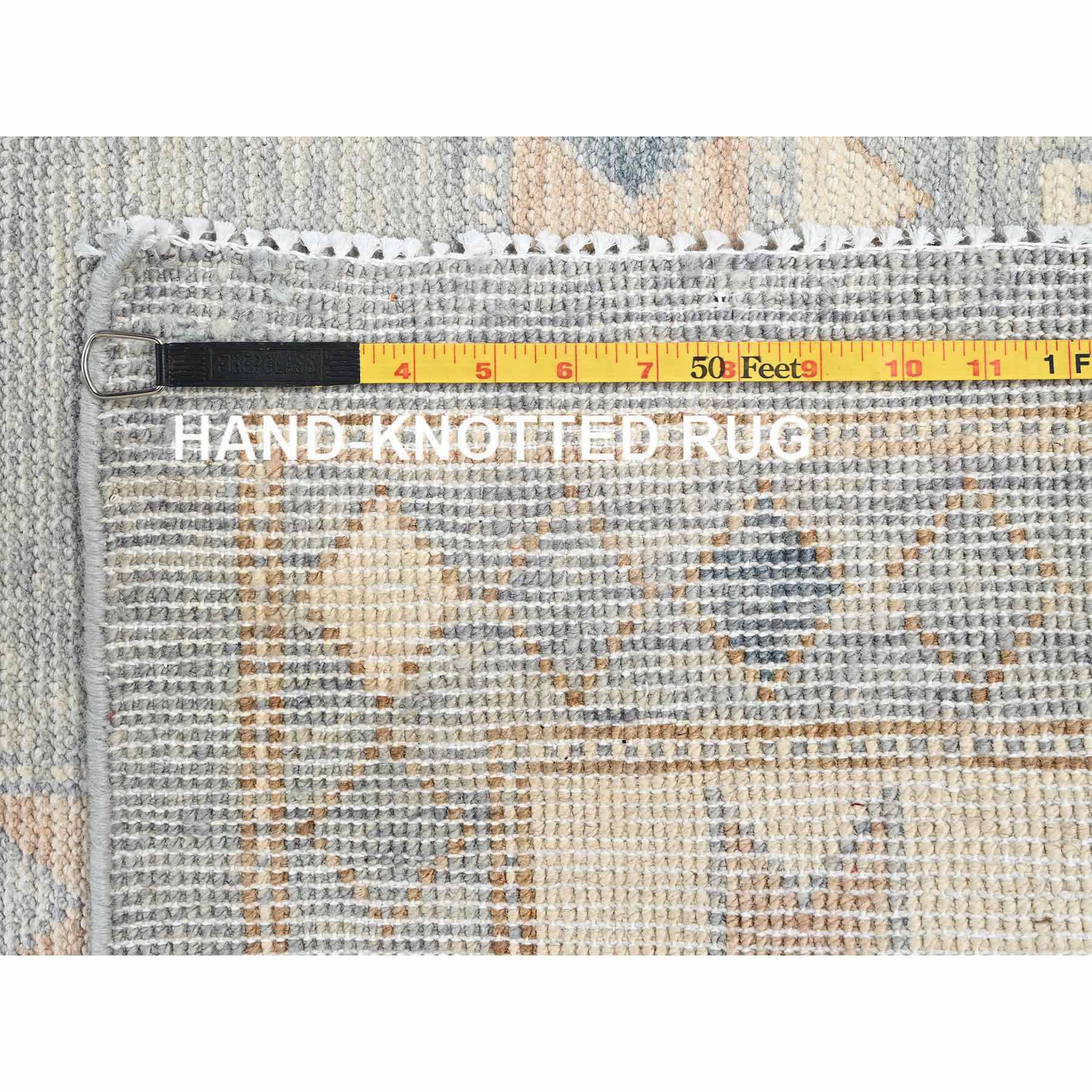 Oushak-And-Peshawar-Hand-Knotted-Rug-12800
