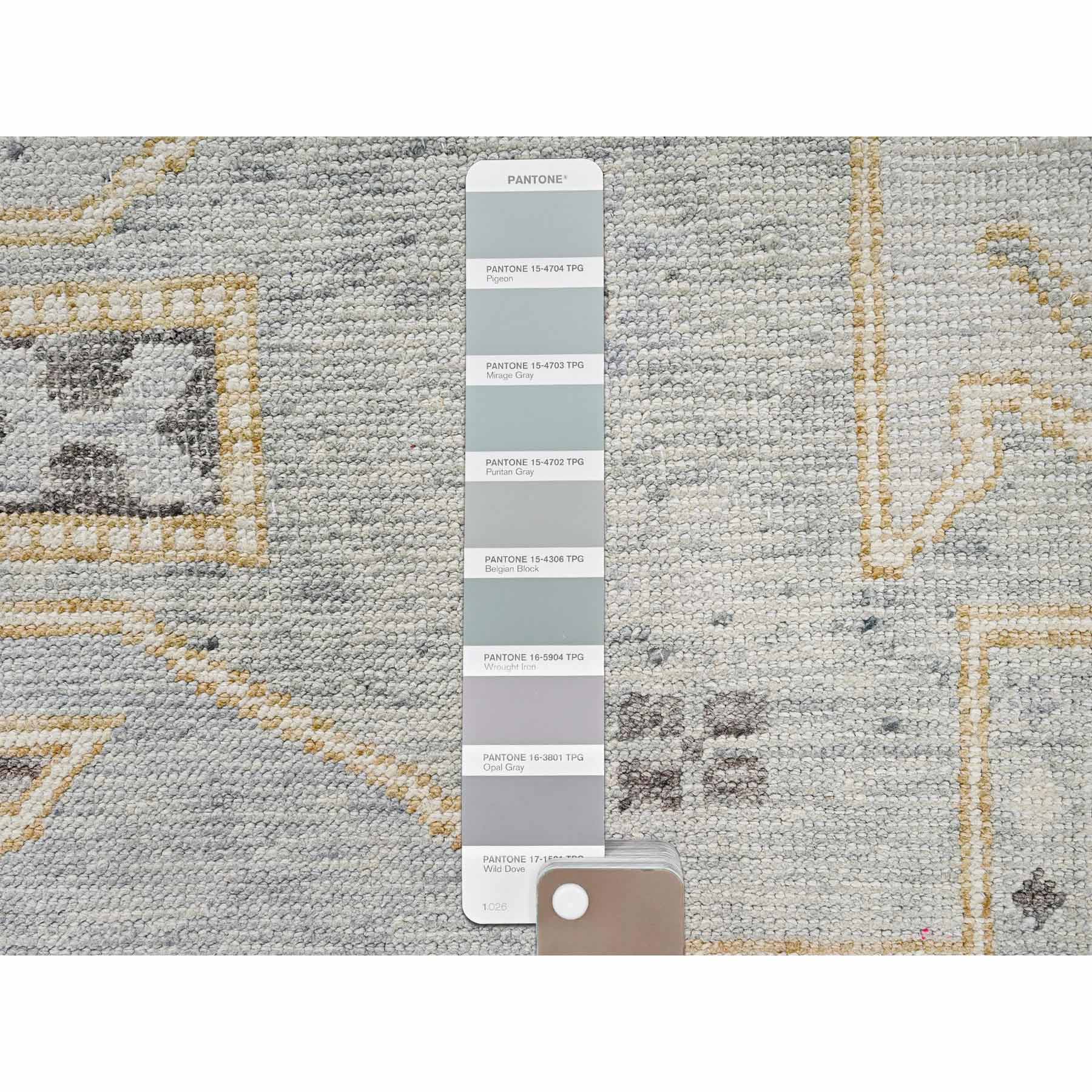 Oushak-And-Peshawar-Hand-Knotted-Rug-12805