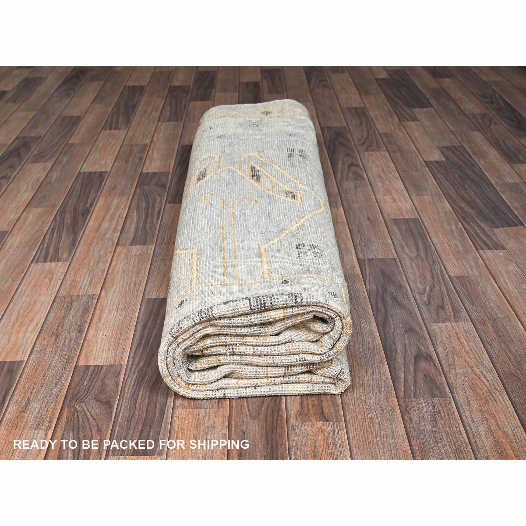 Oushak-And-Peshawar-Hand-Knotted-Rug-12805