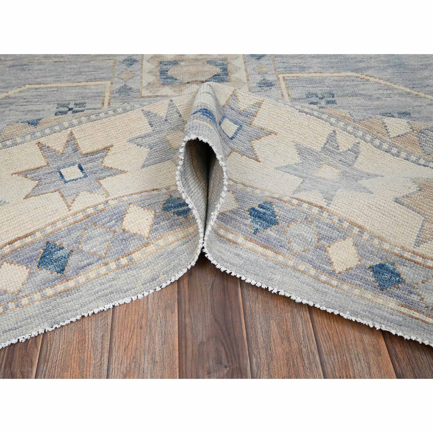 Oushak-And-Peshawar-Hand-Knotted-Rug-12810