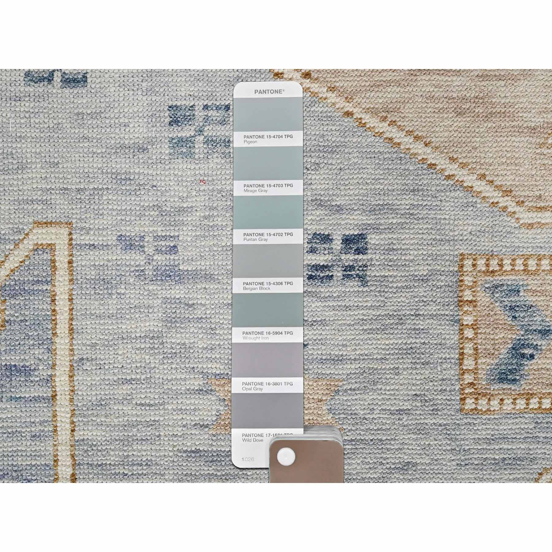 Oushak-And-Peshawar-Hand-Knotted-Rug-12810