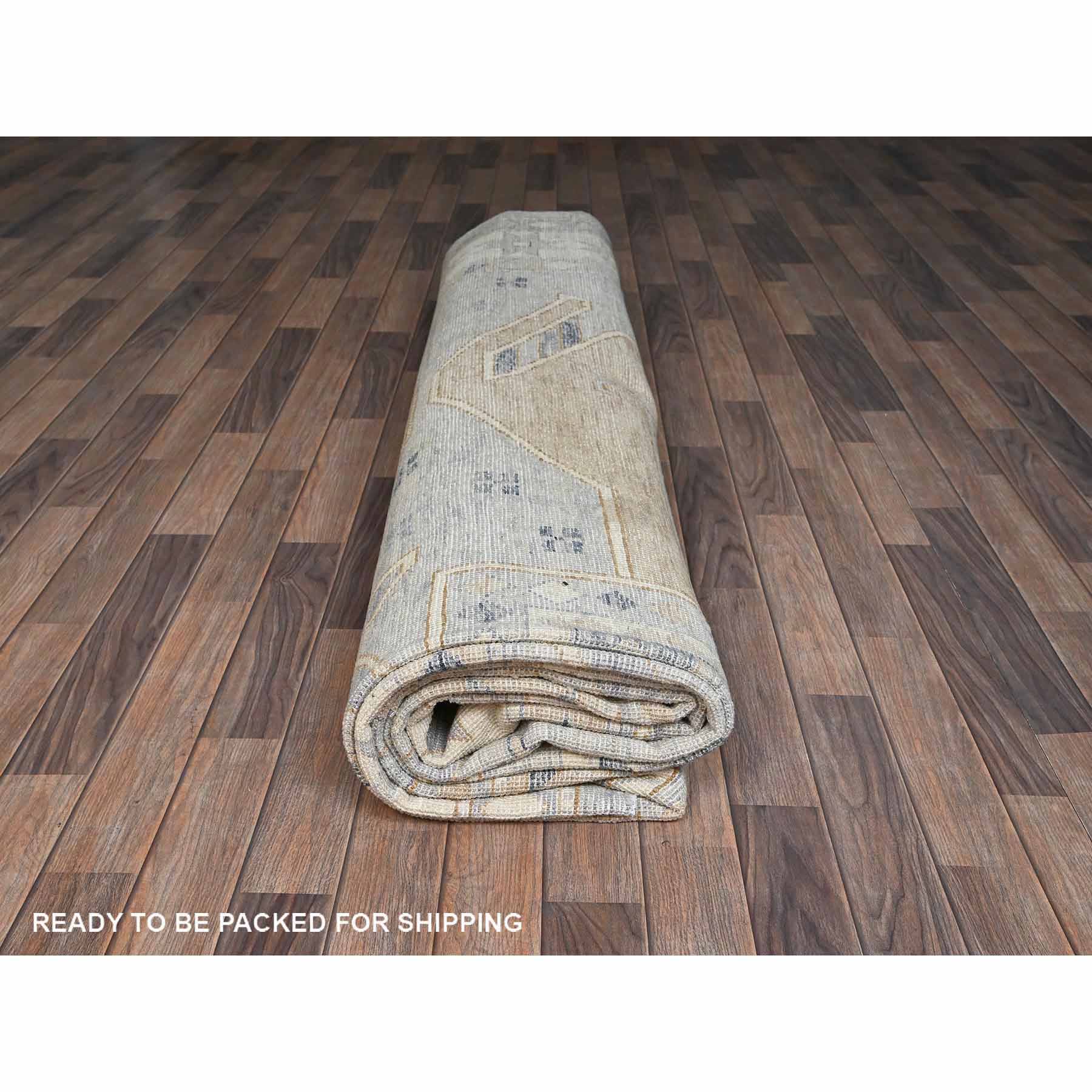 Oushak-And-Peshawar-Hand-Knotted-Rug-12810