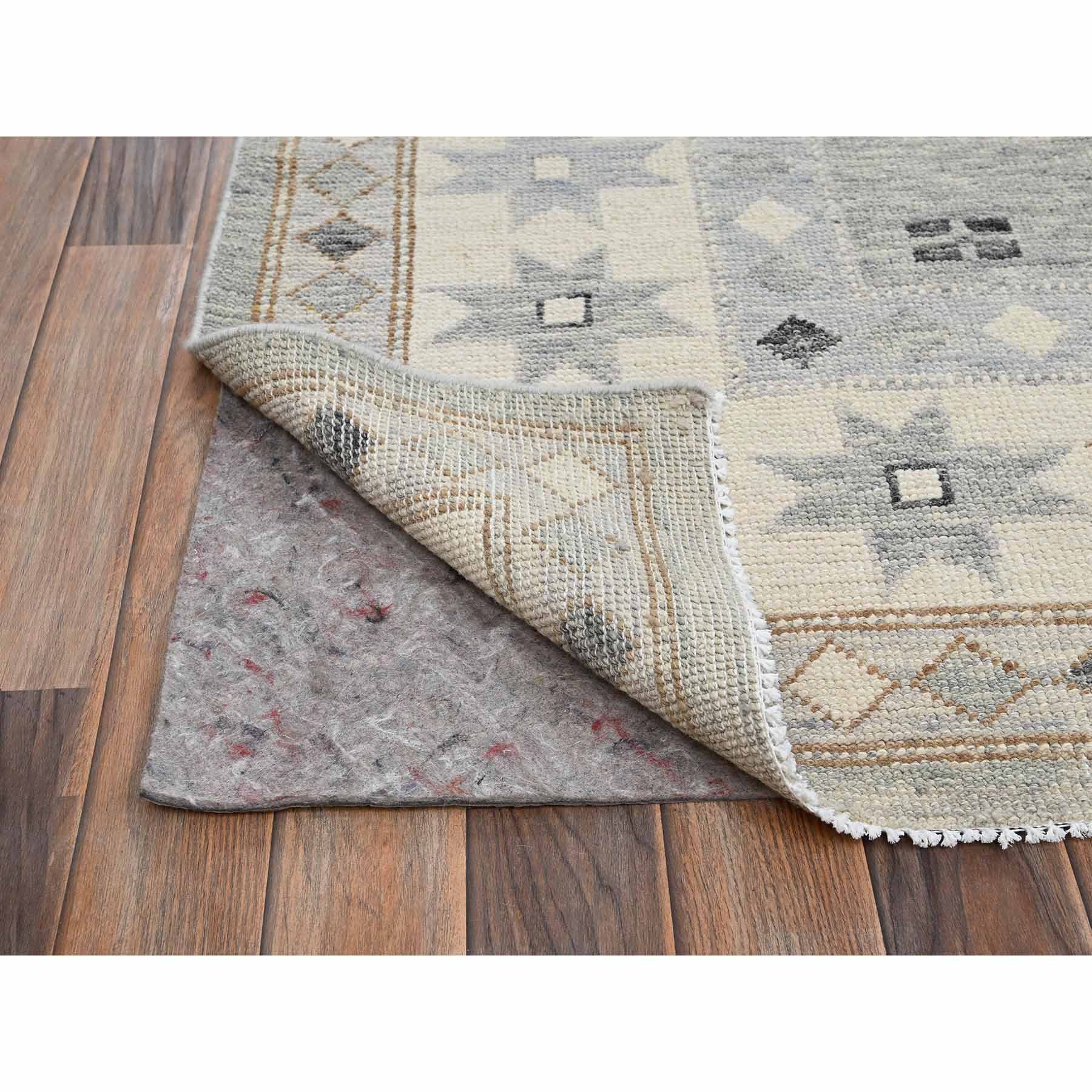 Oushak-And-Peshawar-Hand-Knotted-Rug-12815