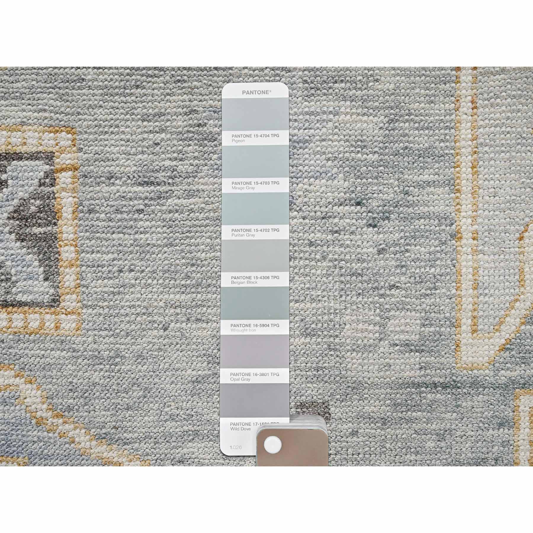 Oushak-And-Peshawar-Hand-Knotted-Rug-12815