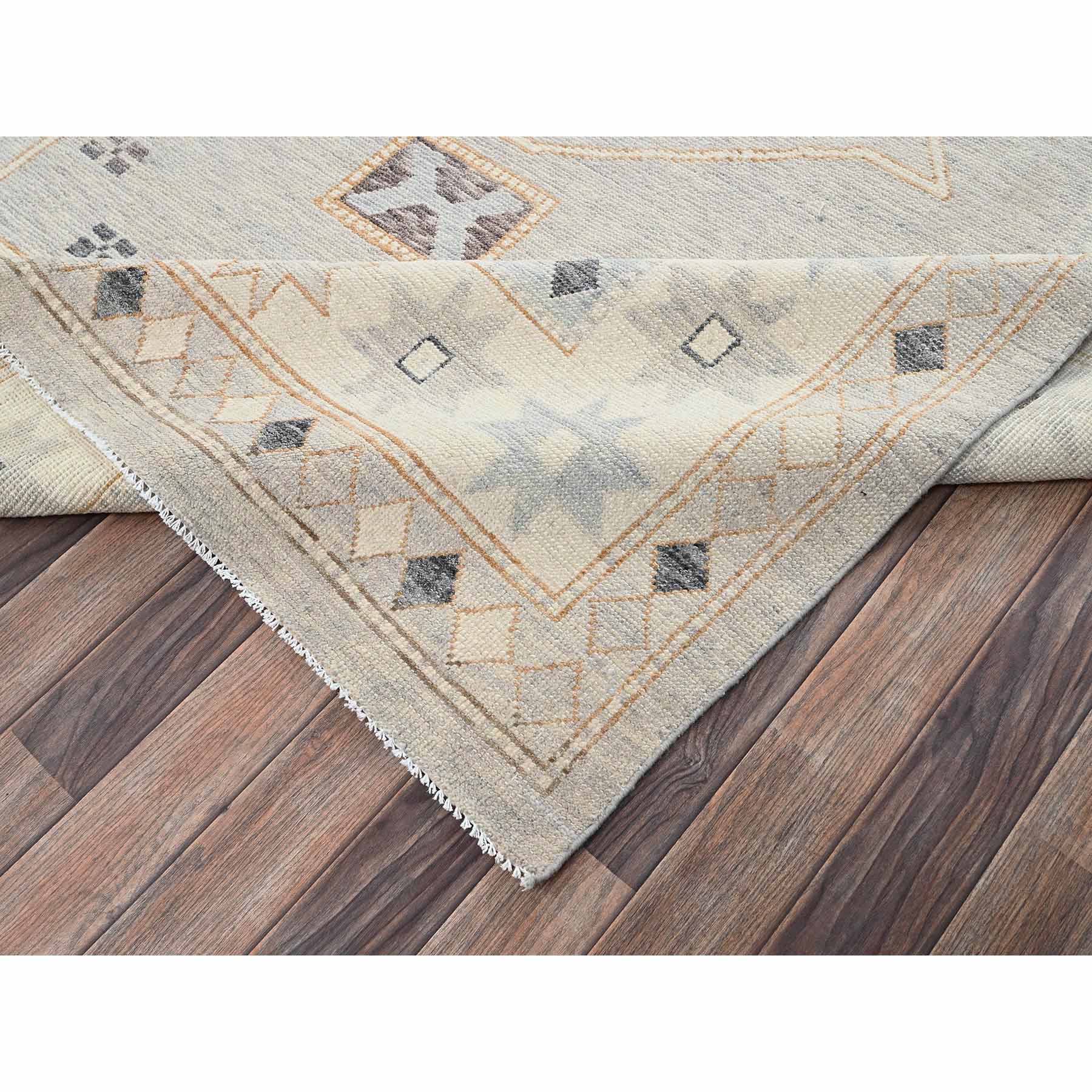 Oushak-And-Peshawar-Hand-Knotted-Rug-12825